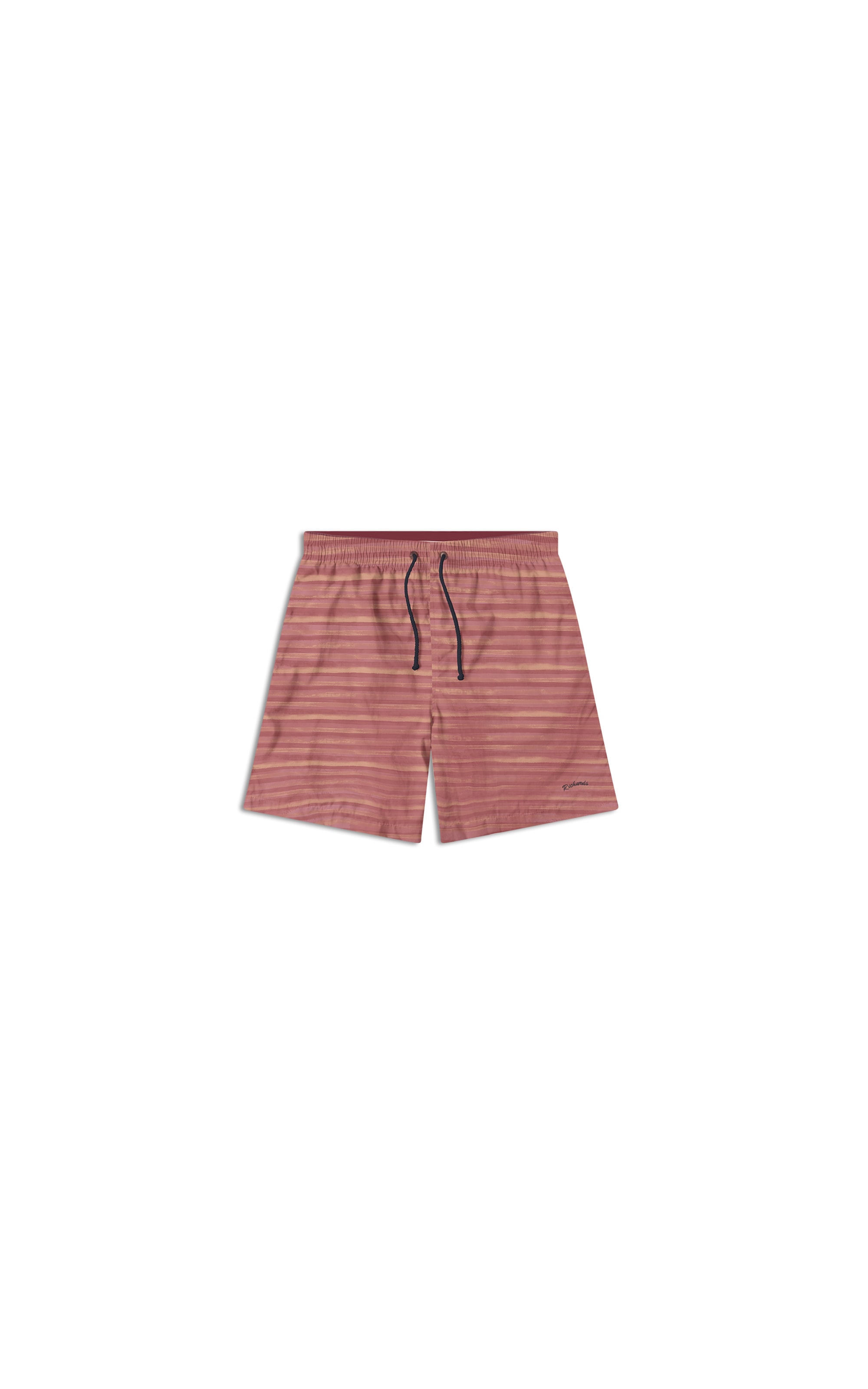 Beach Short Listrado Aquarela Biarritz Laranja