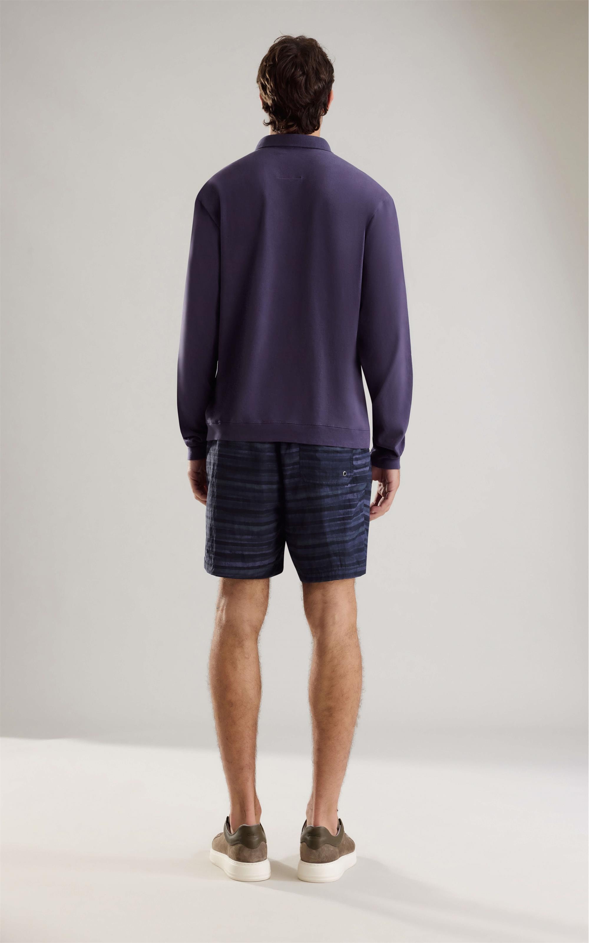 Beach Short Listrado Aquarela Biarritz Midnight Blue