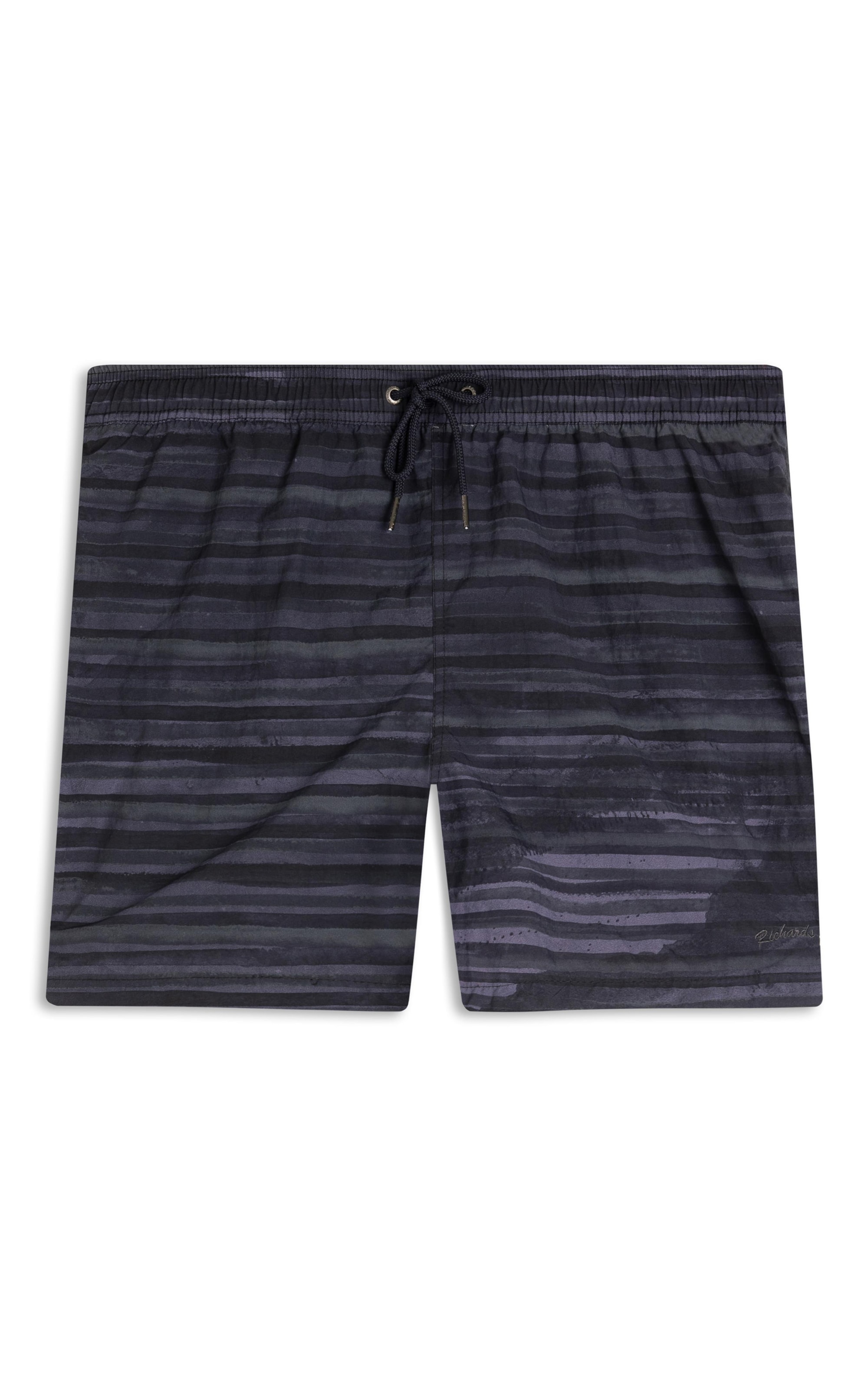Beach Short Listrado Aquarela Biarritz Midnight Blue