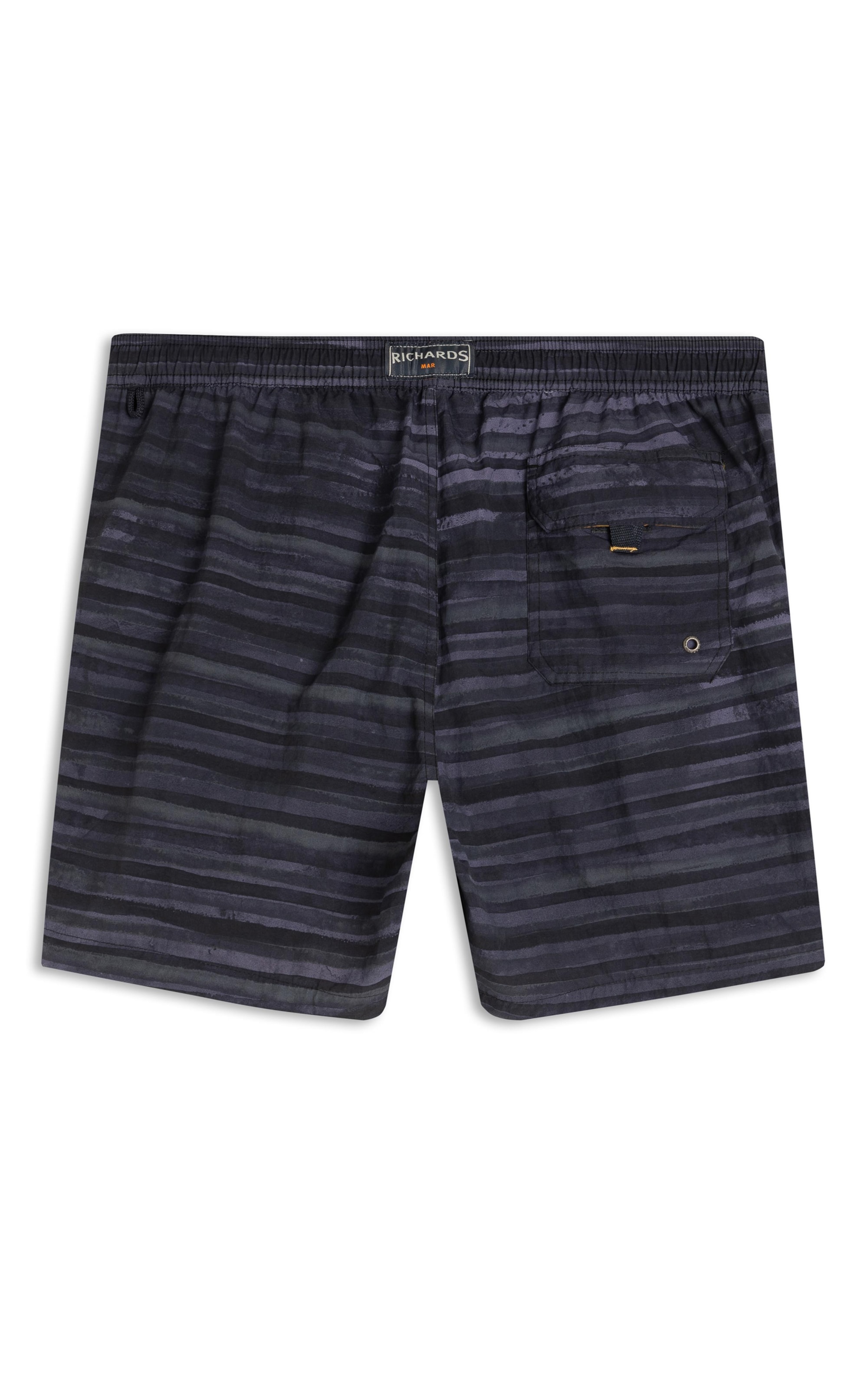 Beach Short Listrado Aquarela Biarritz Midnight Blue