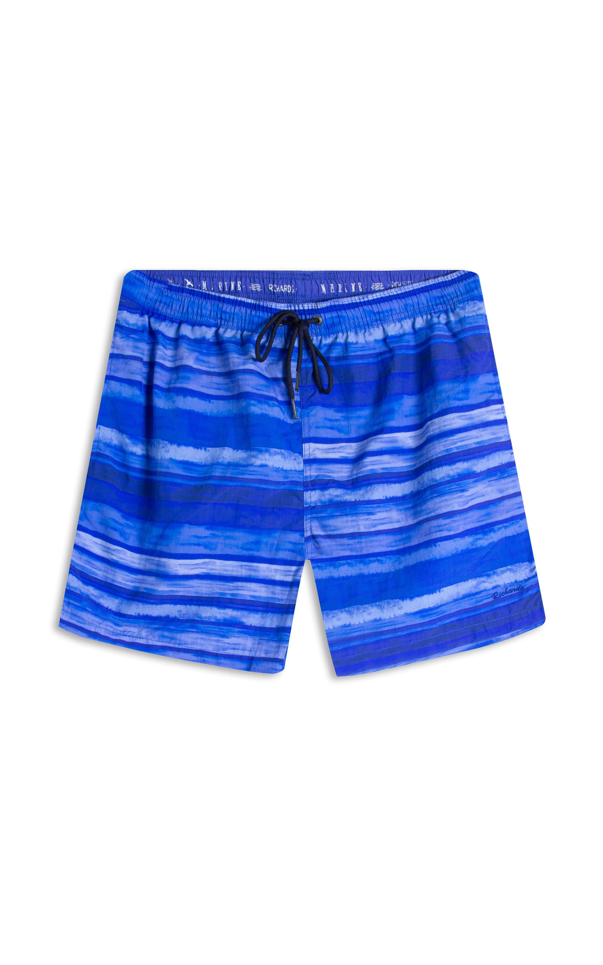 Beach Short Listrado Deepwell Biarritz Azul Bic