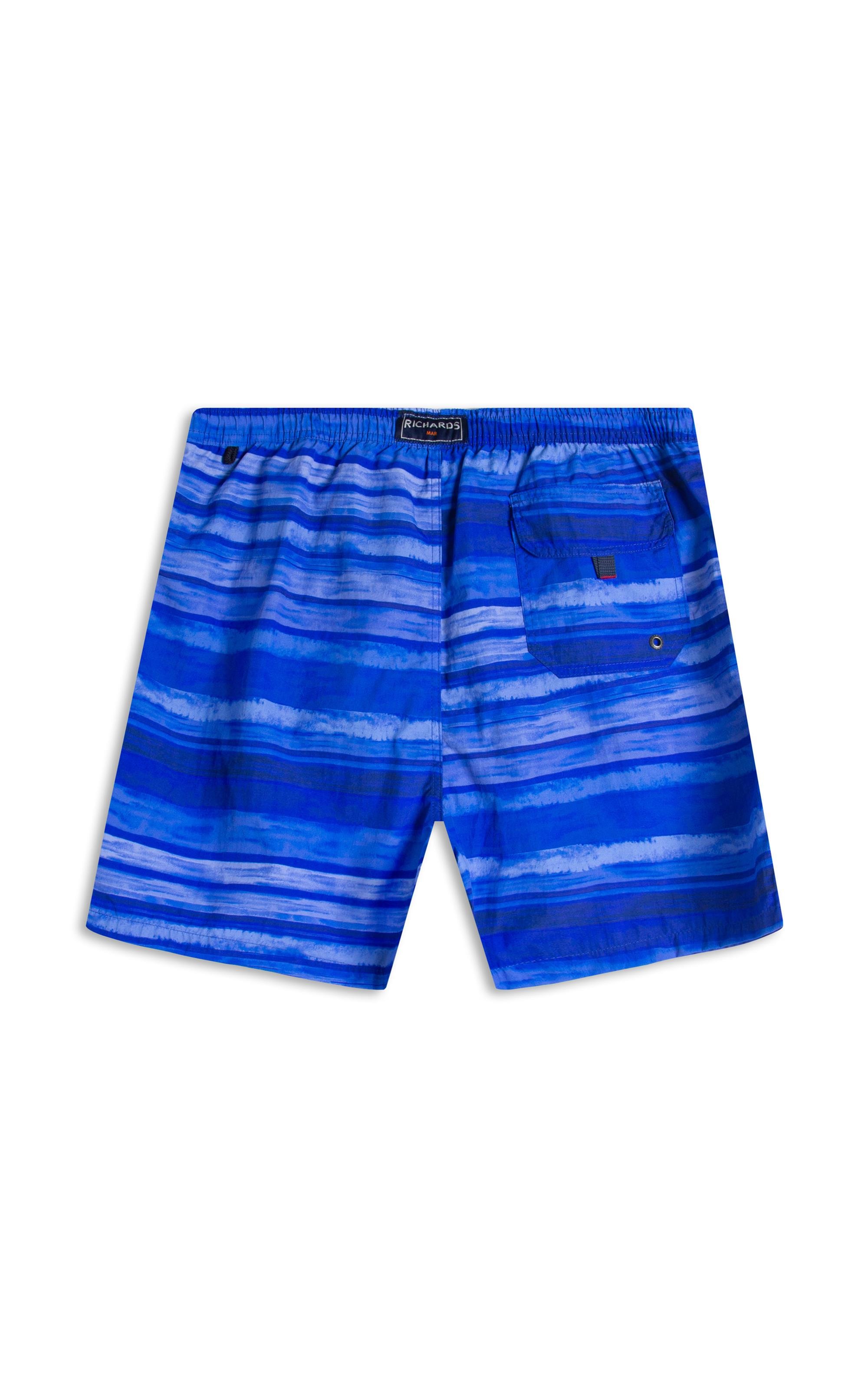 Beach Short Listrado Deepwell Biarritz Azul Bic
