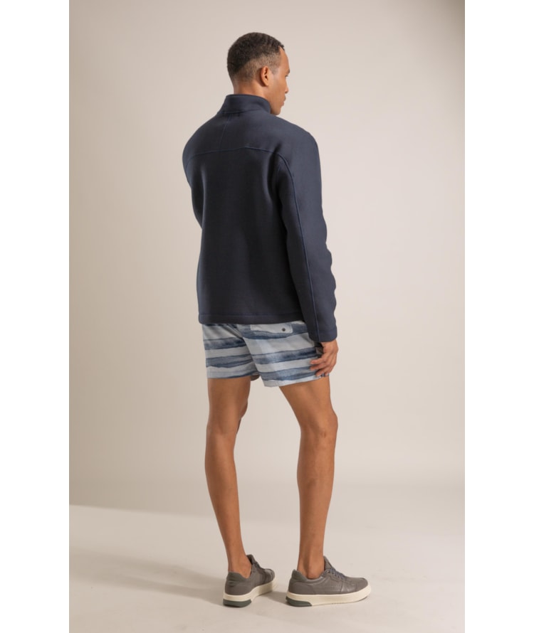 Beach Short Listrado Lever Biarritz Dark Navy
