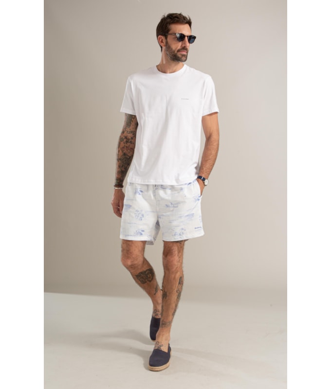 Beach Short Mar Mono Regular Purple Blue