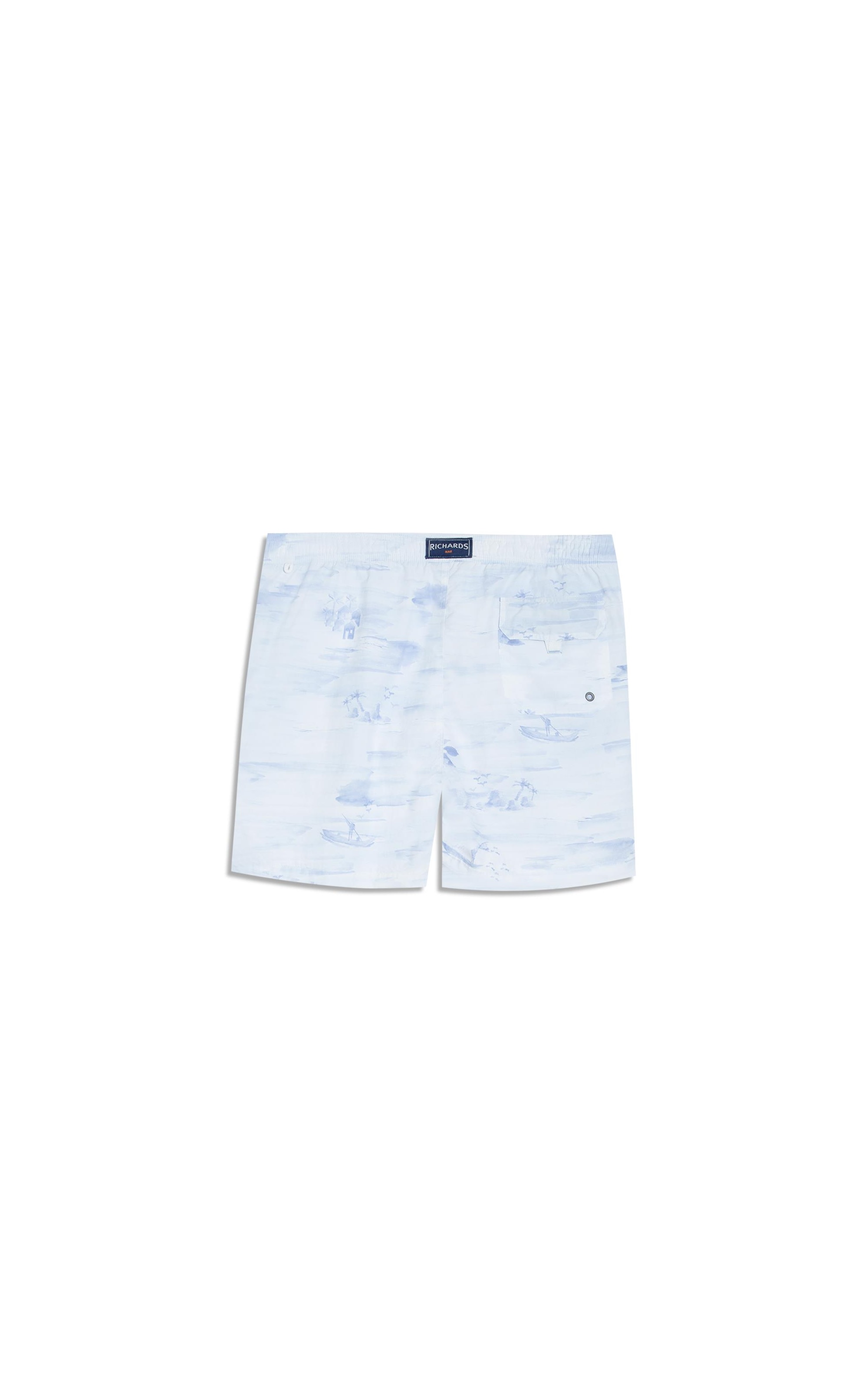 Beach Short Mar Mono Regular Purple Blue