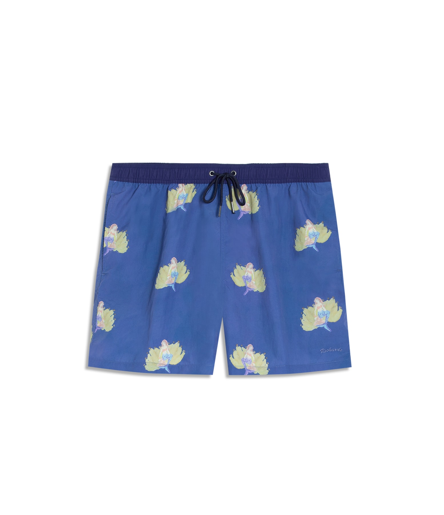 Beach Short Mermaid Banana Regular Azul Bic
