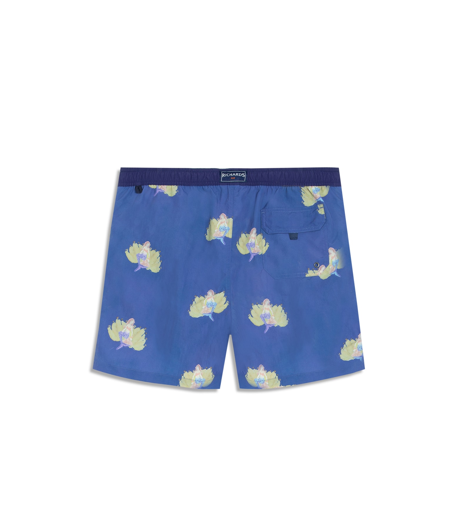 Beach Short Mermaid Banana Regular Azul Bic