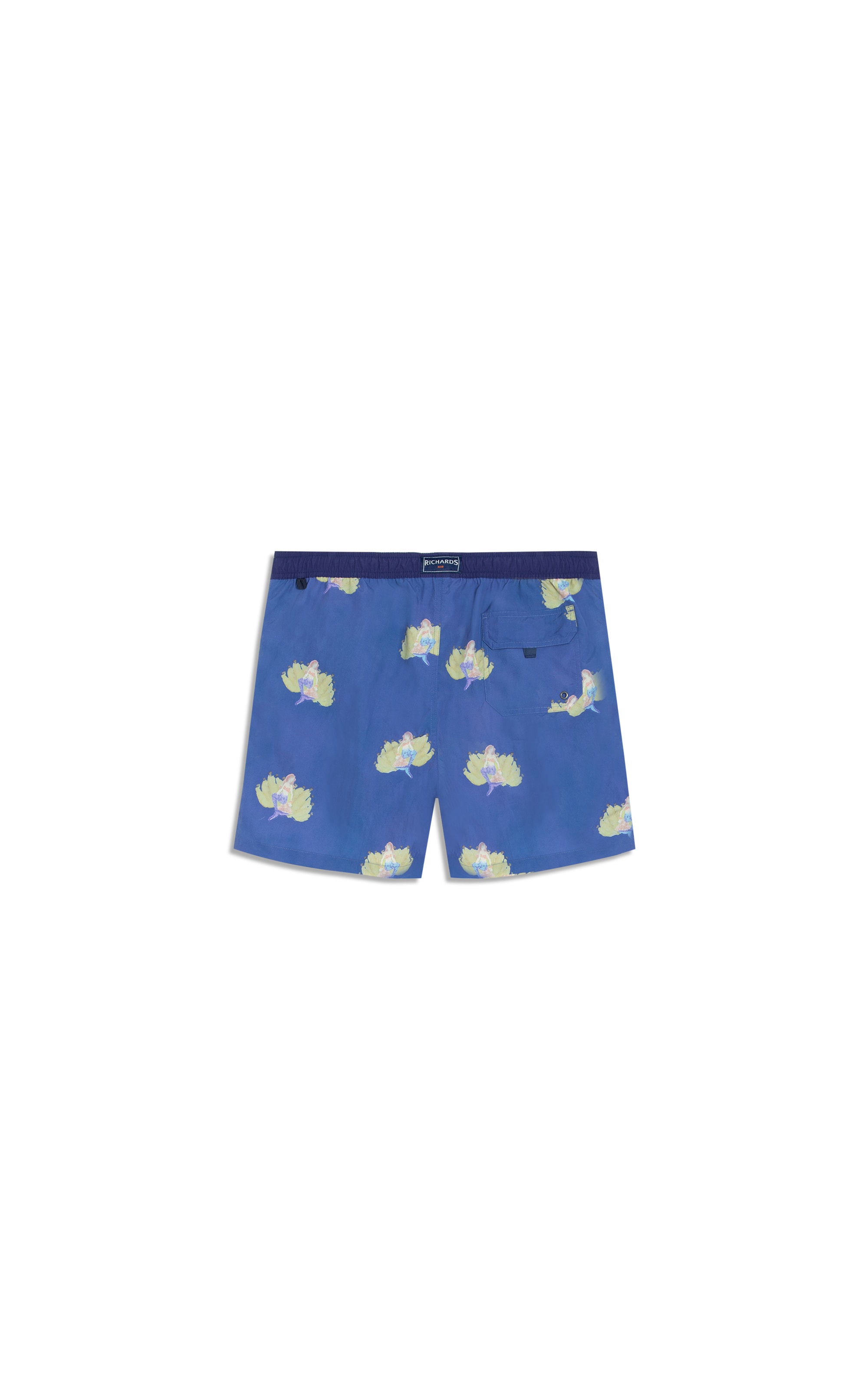 Beach Short Mermaid Banana Regular Azul Bic
