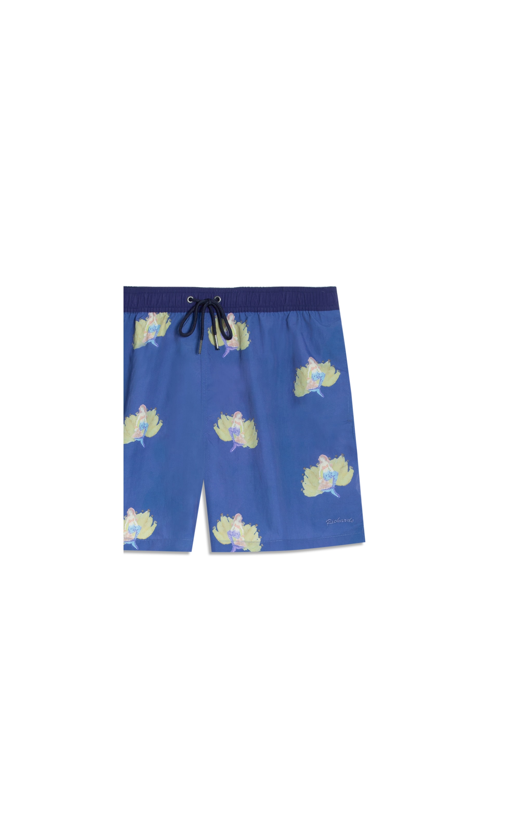 Beach Short Mermaid Banana Regular Azul Bic