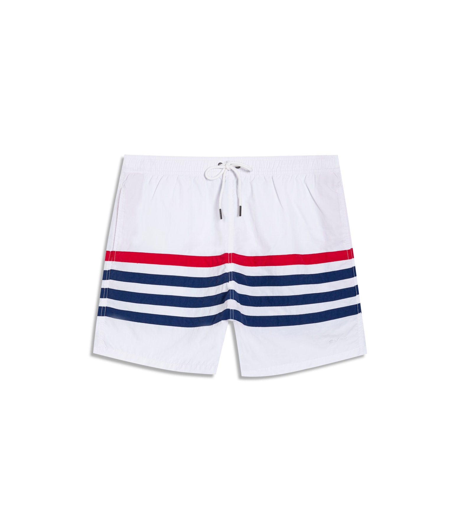 Beach Short Nautical Cut Branco