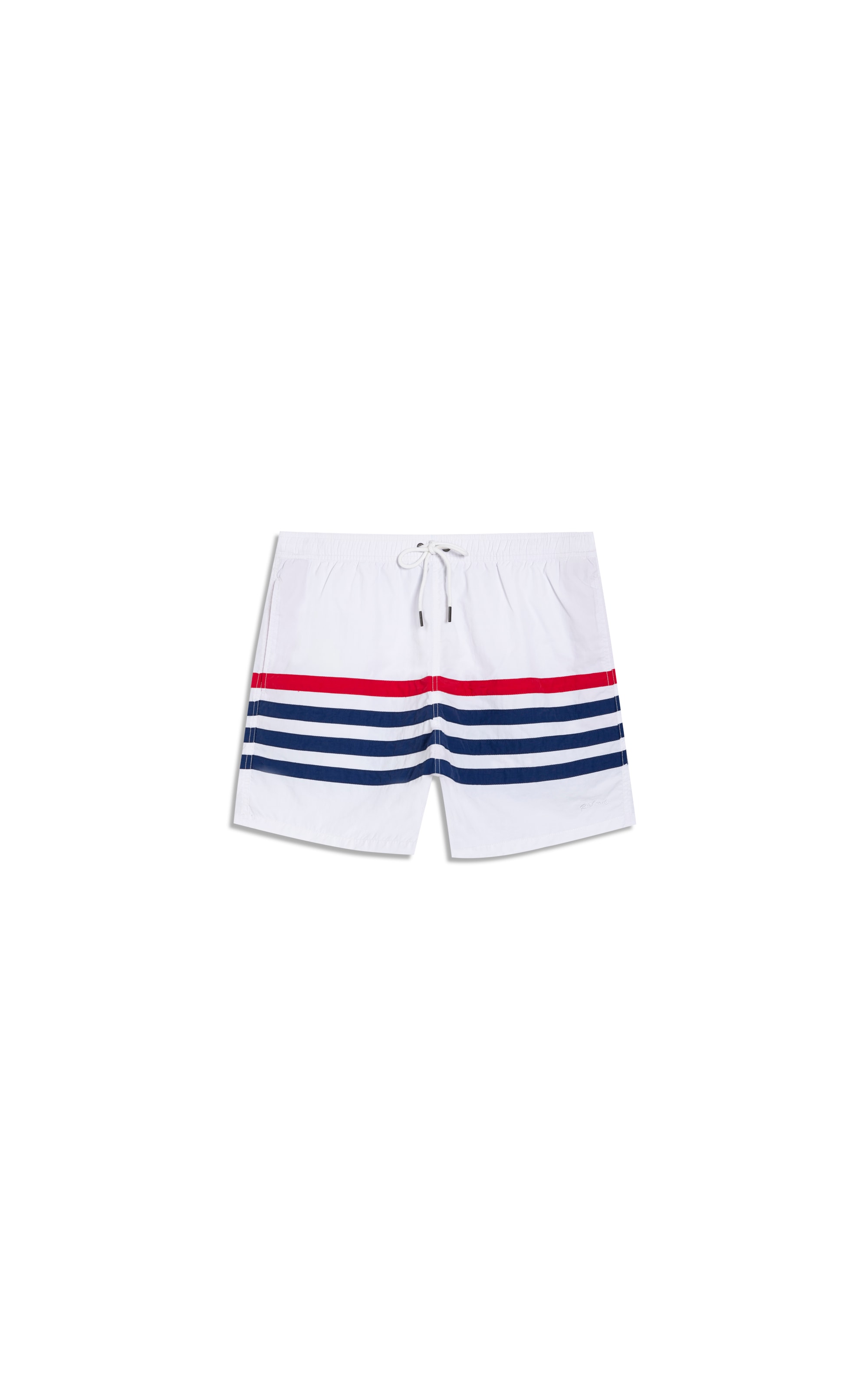 Beach Short Nautical Cut Branco