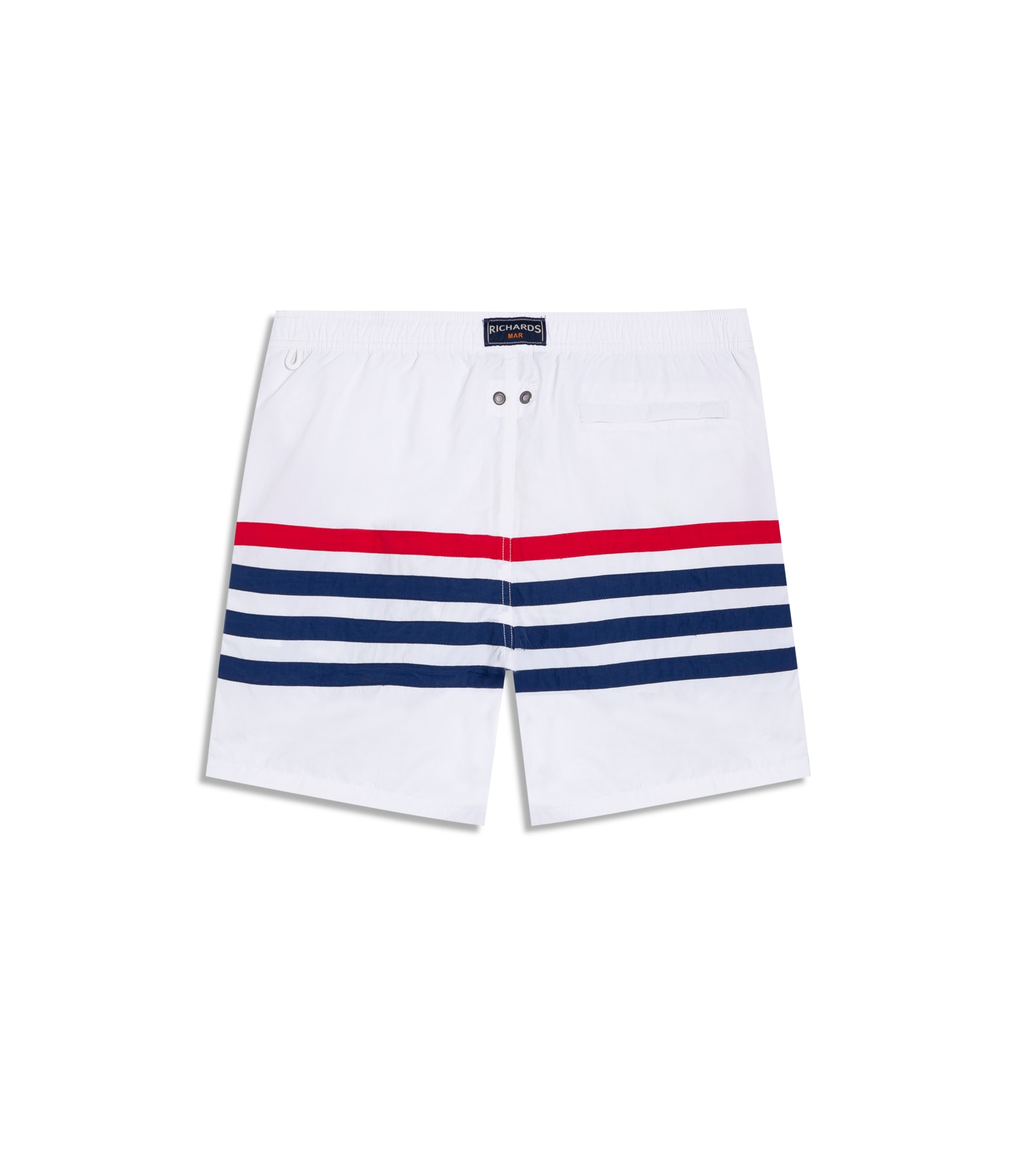 Beach Short Nautical Cut Branco