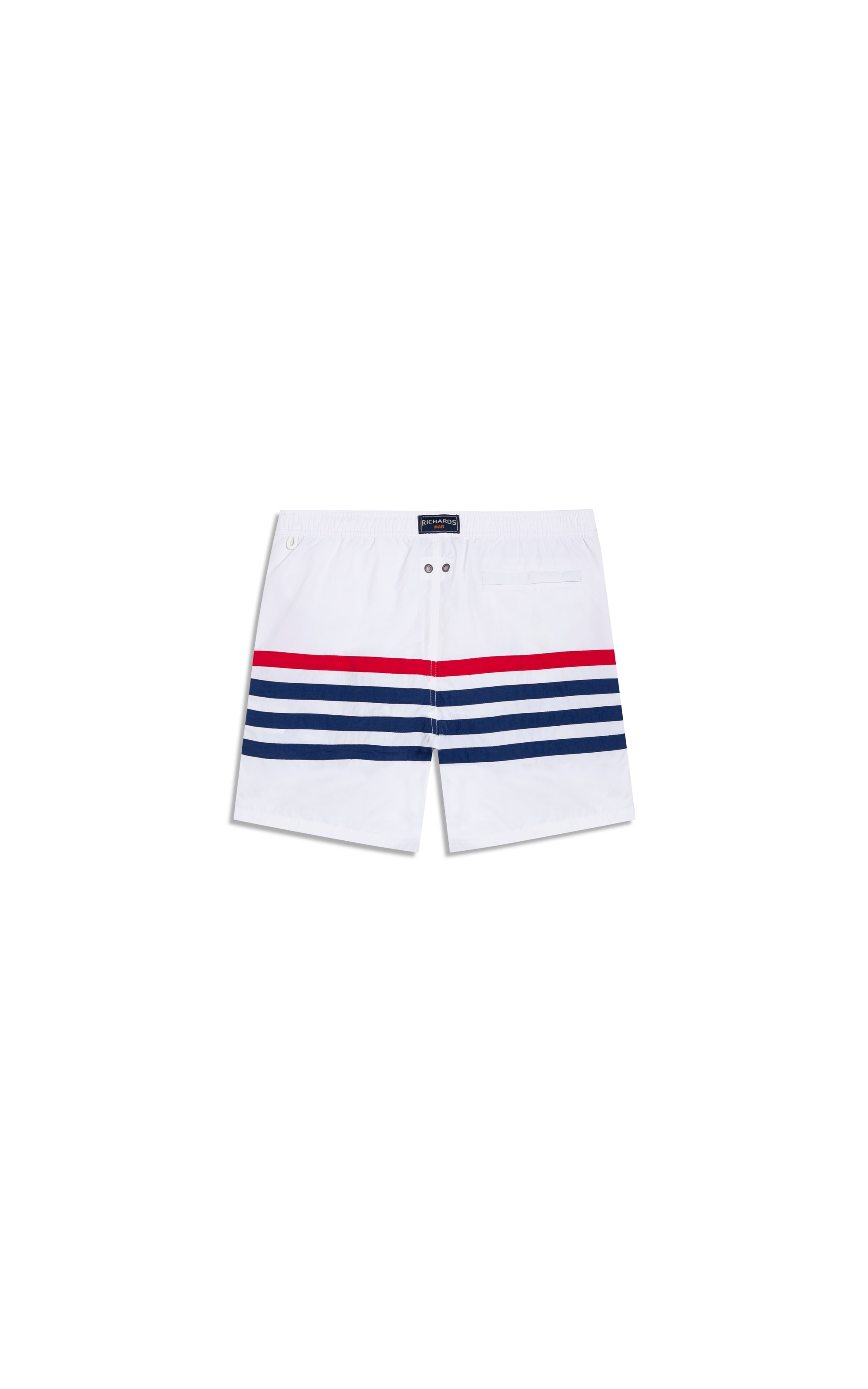Beach Short Nautical Cut Branco