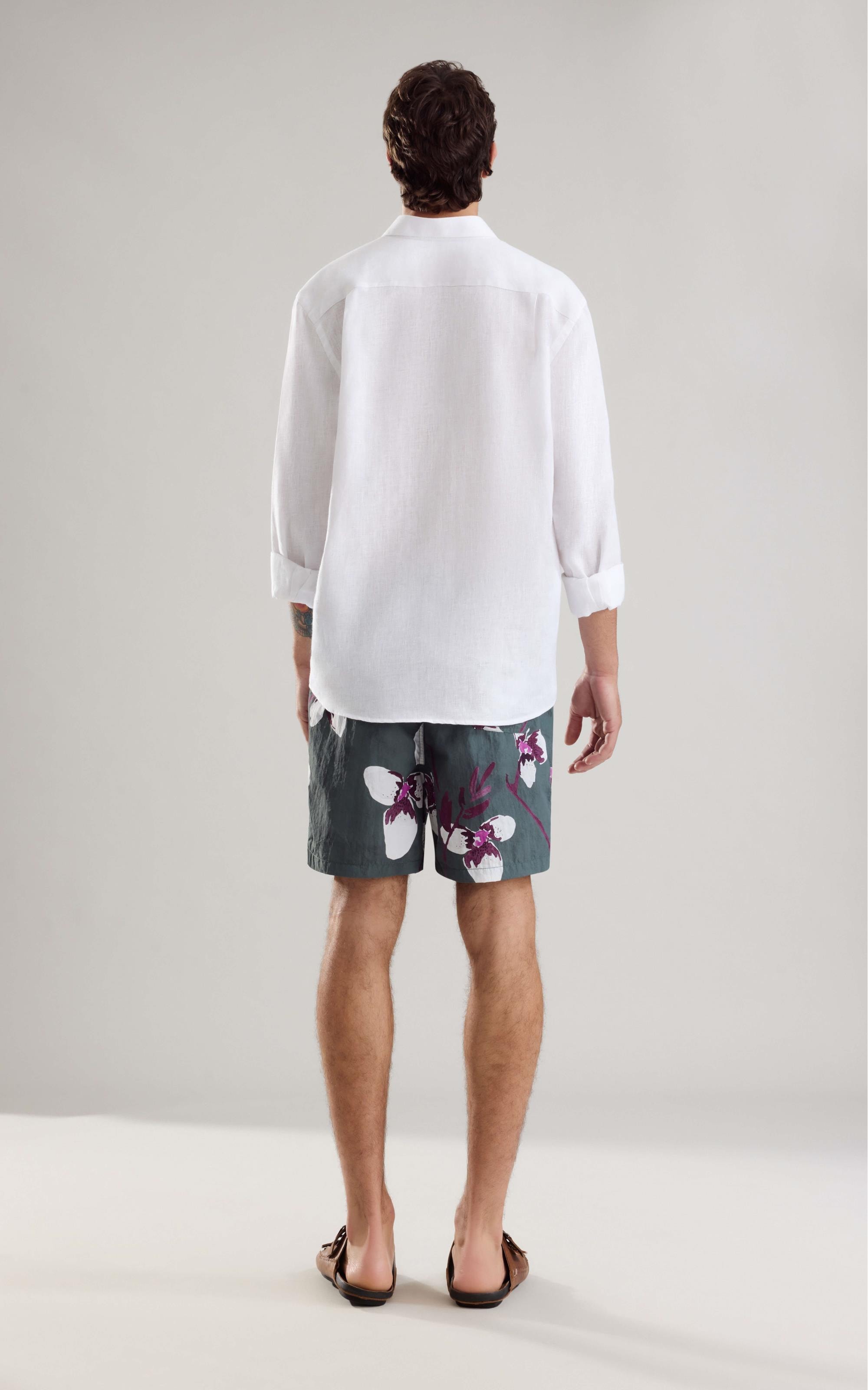 Beach Short Orquidea Fall Regular Floresta