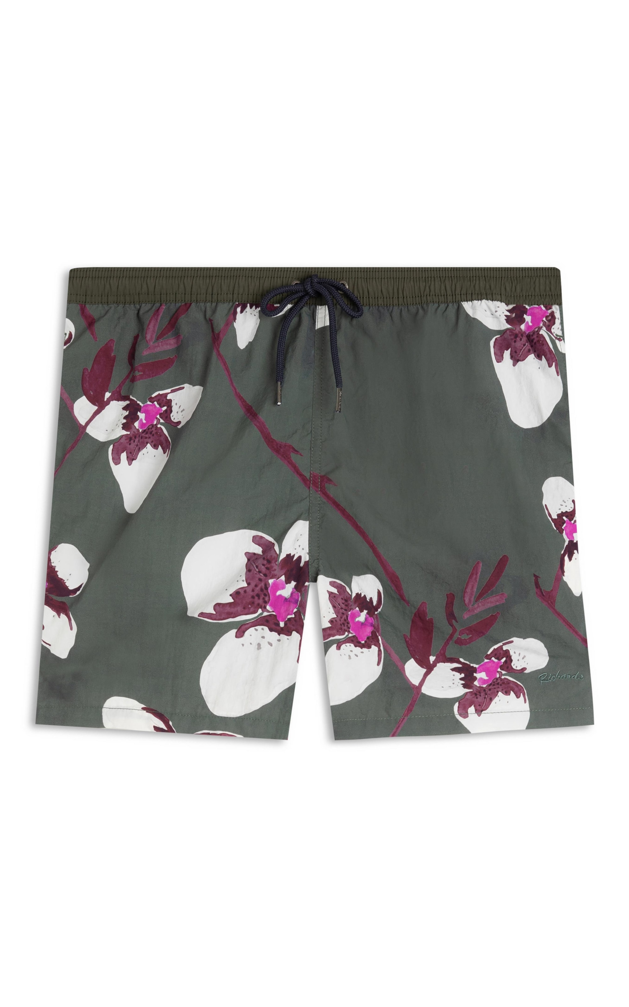 Beach Short Orquidea Fall Regular Floresta