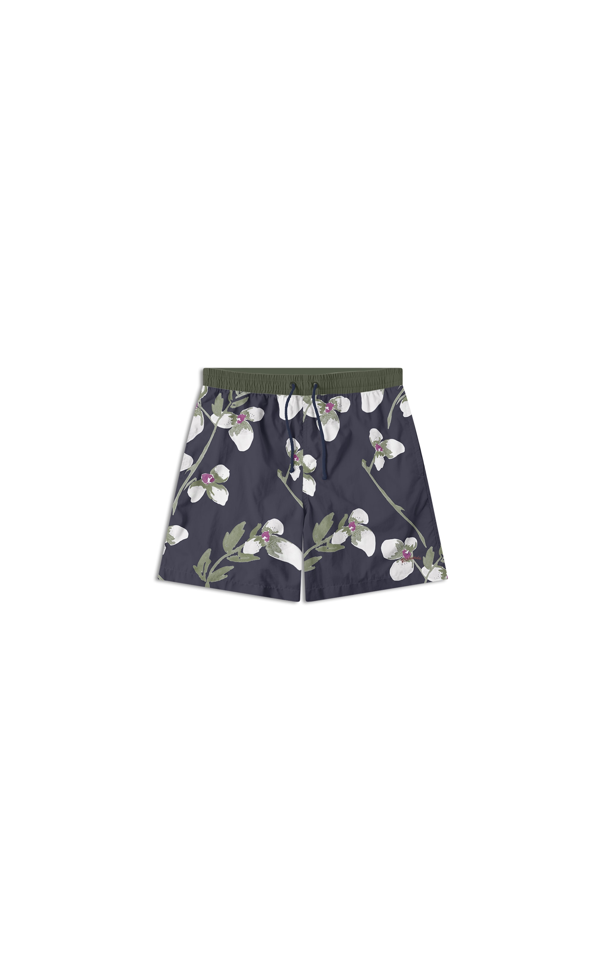 Beach Short Orquidea Fall Regular Marinho