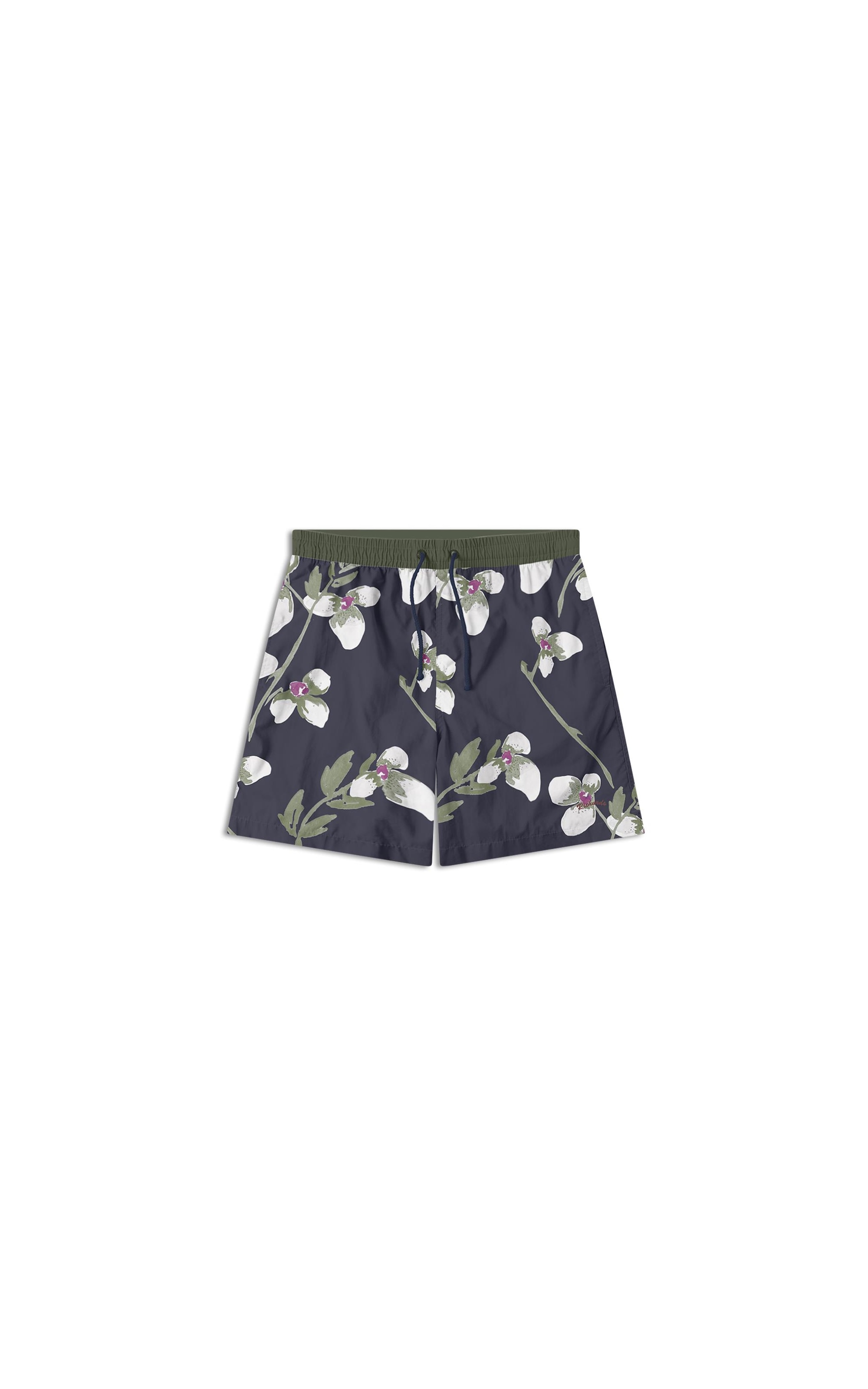 Beach Short Orquidea Fall Regular Marinho