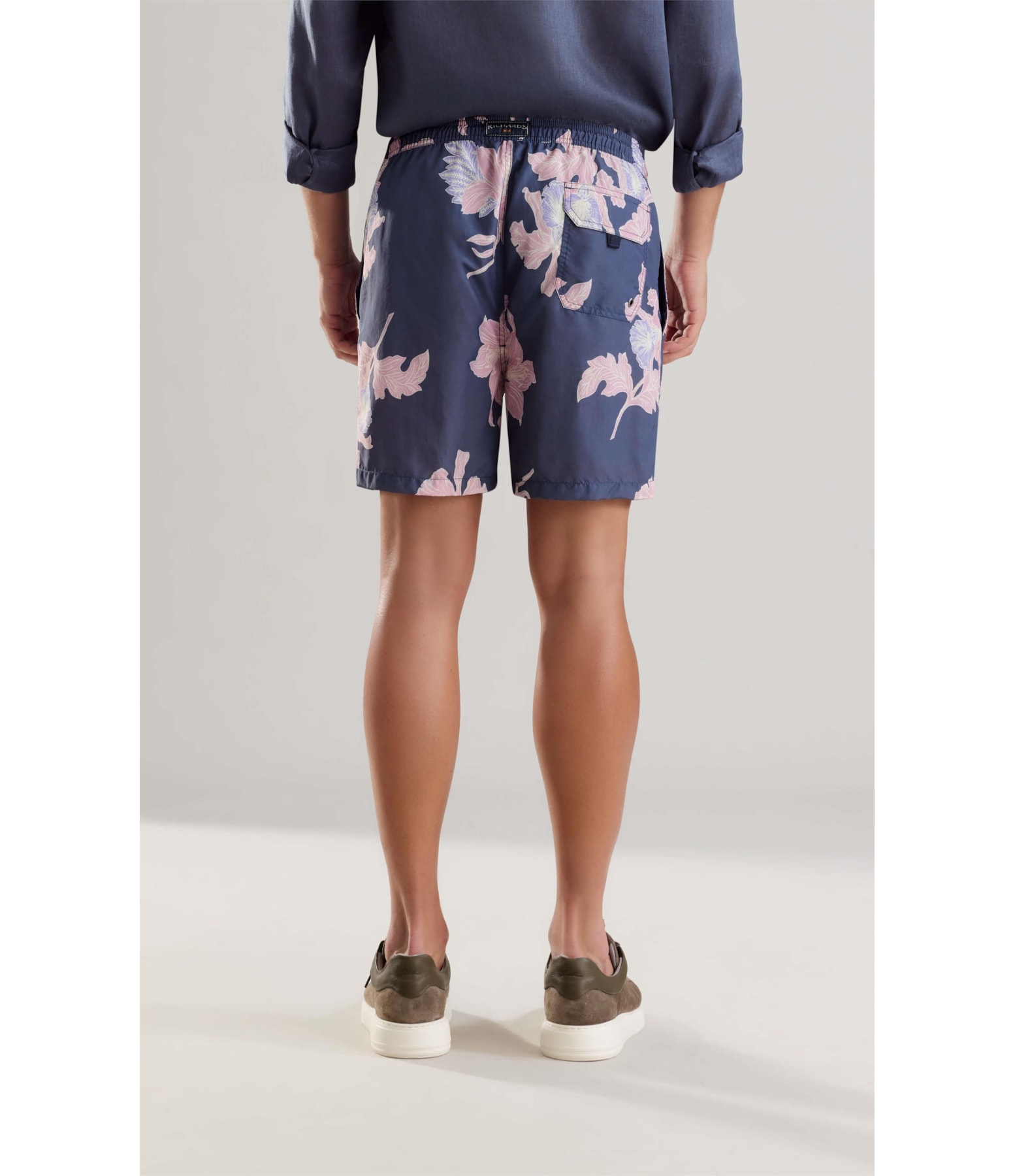 Beach Short Orquidea Regular Marinho