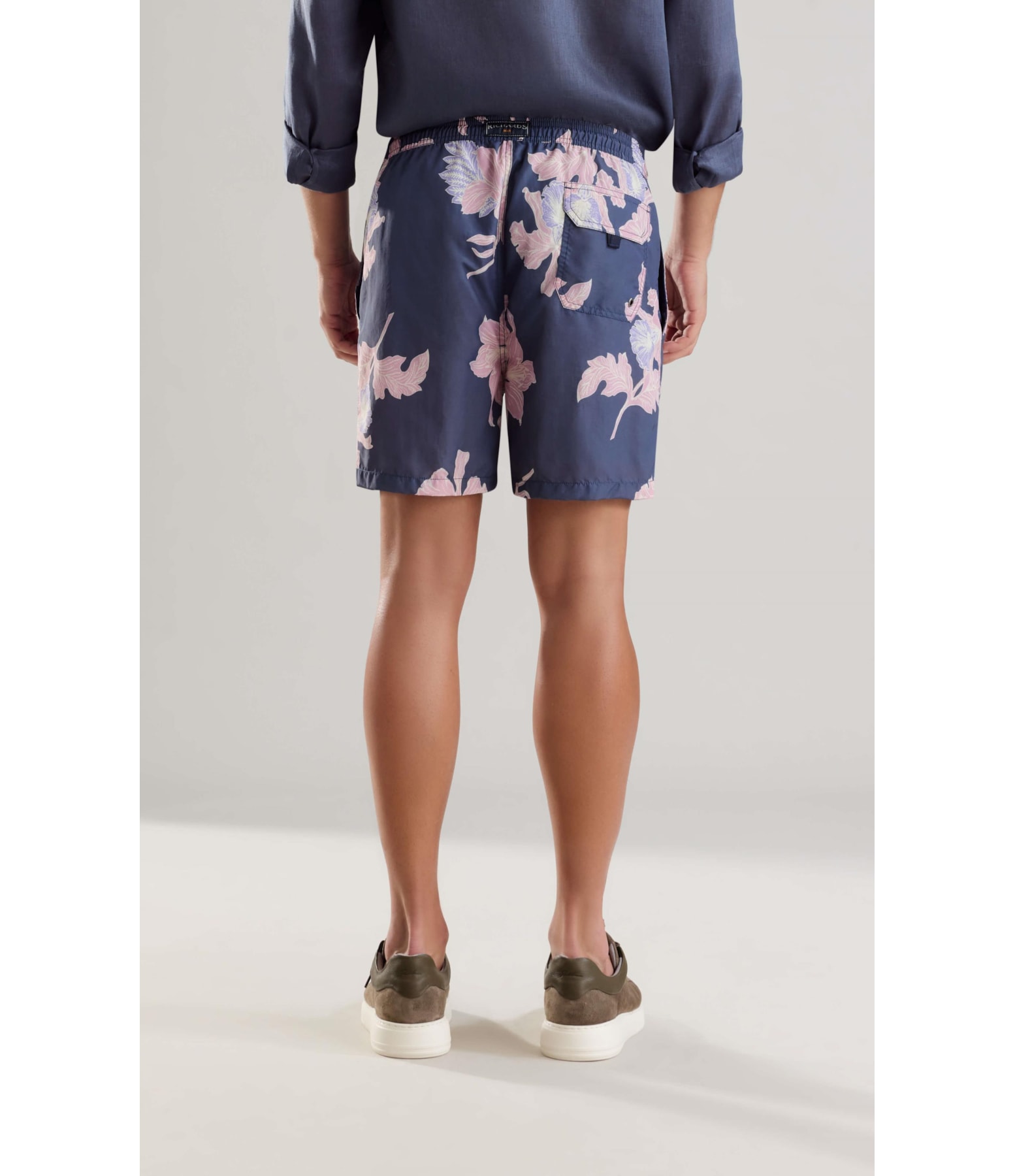 Beach Short Orquidea Regular Marinho