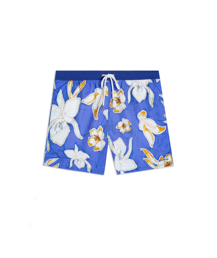 Beach Short Paper Orchid Biarritz Azul Bic