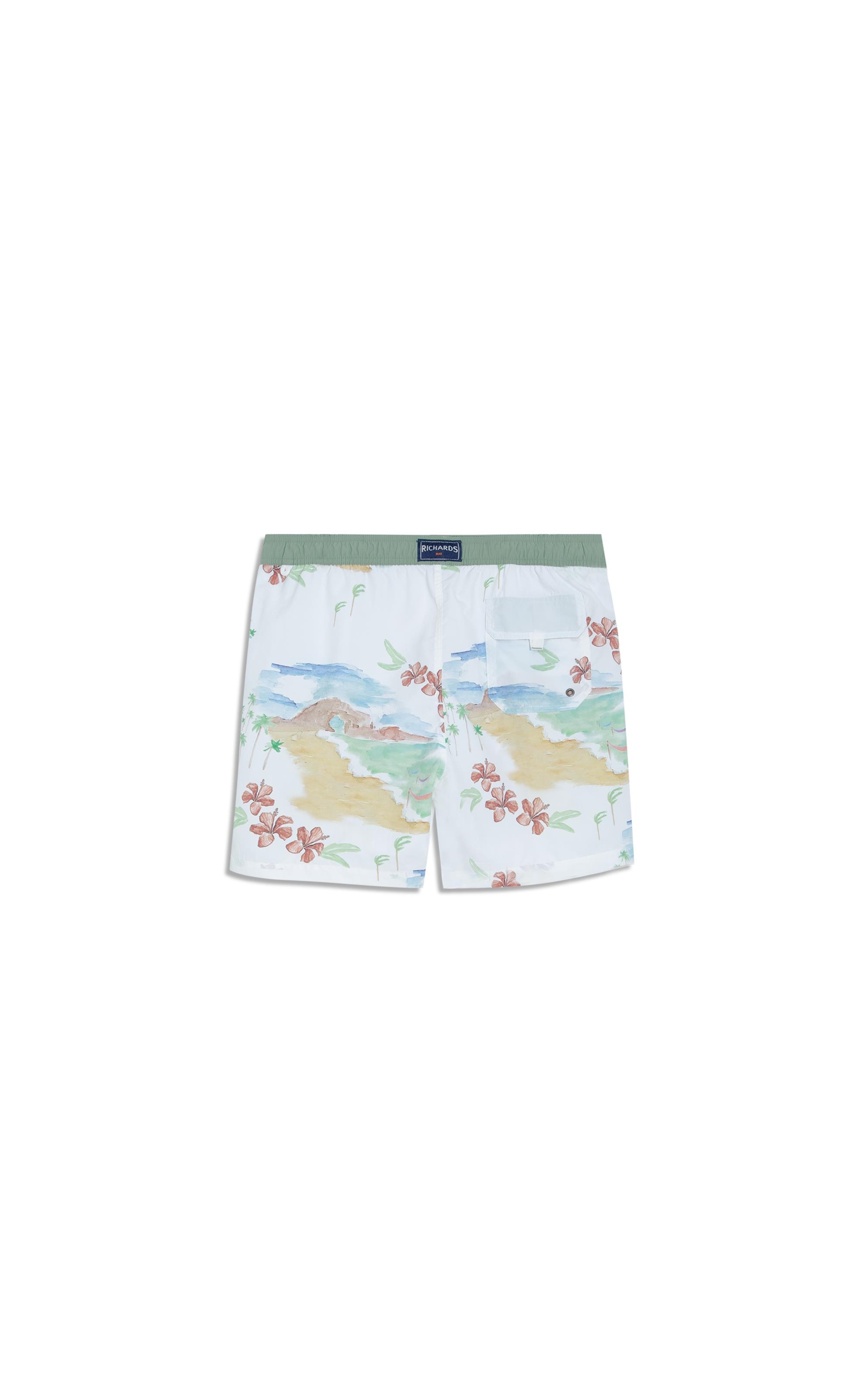 Beach Short Paraiso Regular Off White