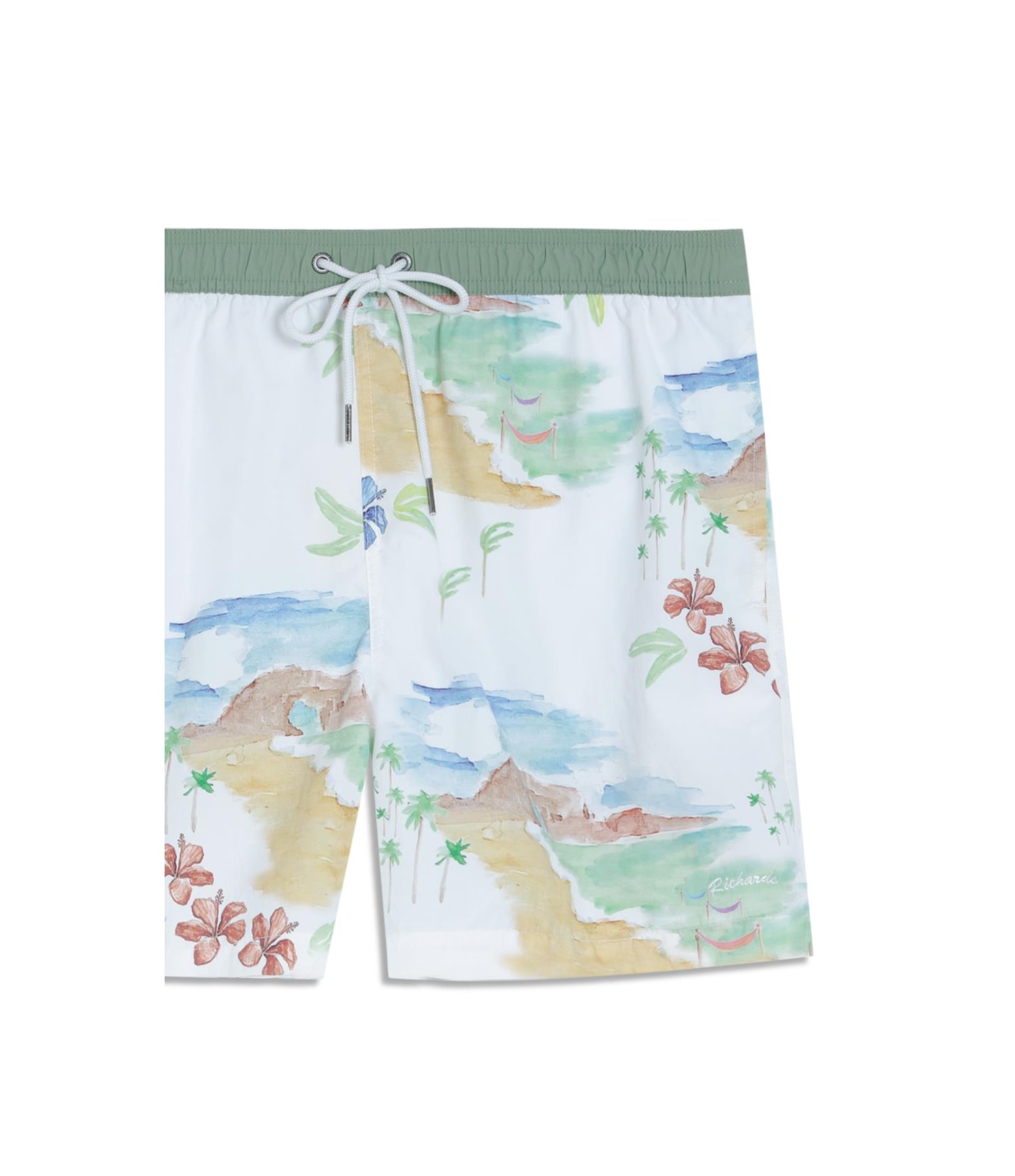 Beach Short Paraiso Regular Off White
