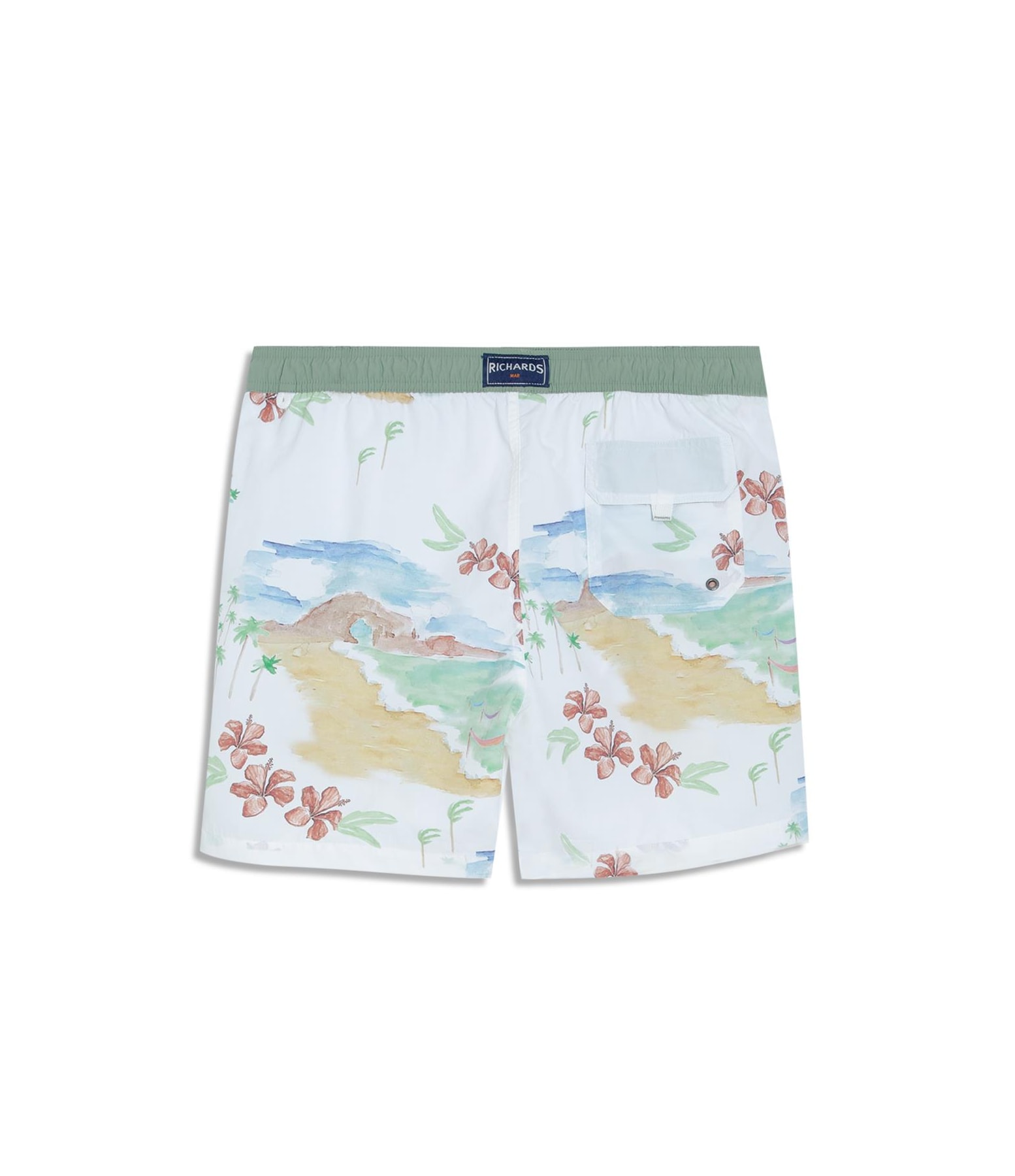 Beach Short Paraiso Regular Off White