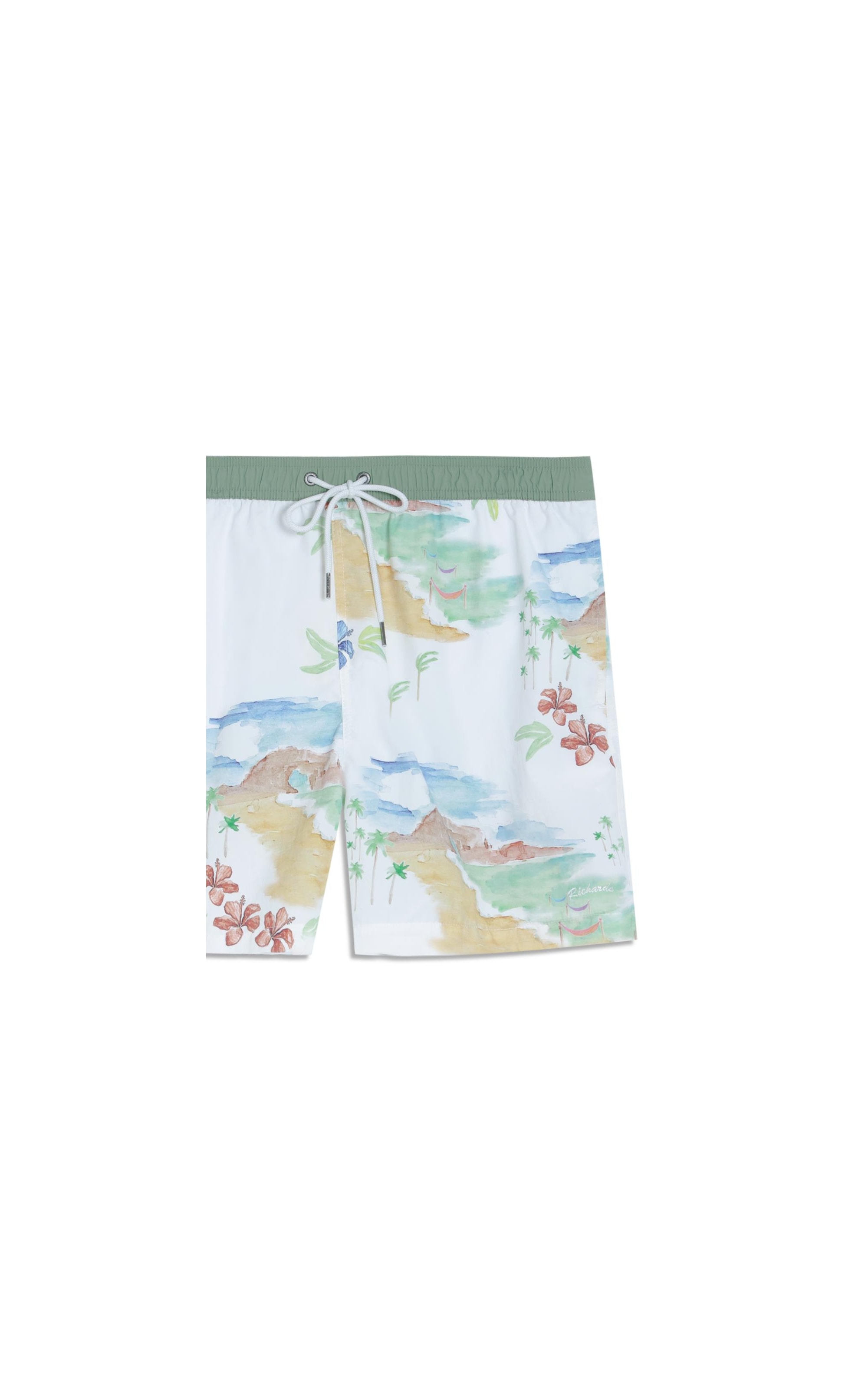 Beach Short Paraiso Regular Off White