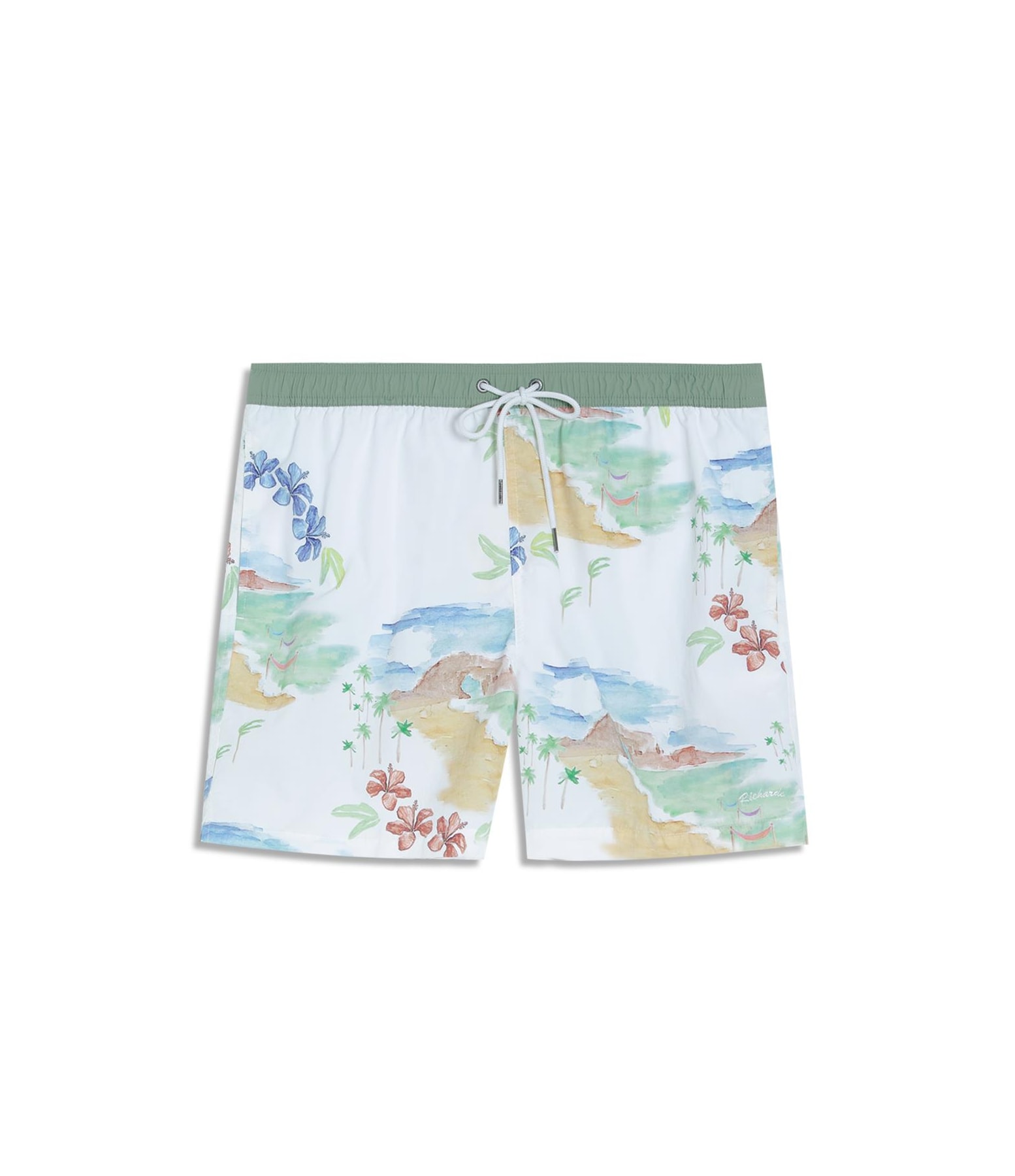 Beach Short Paraiso Regular Off White