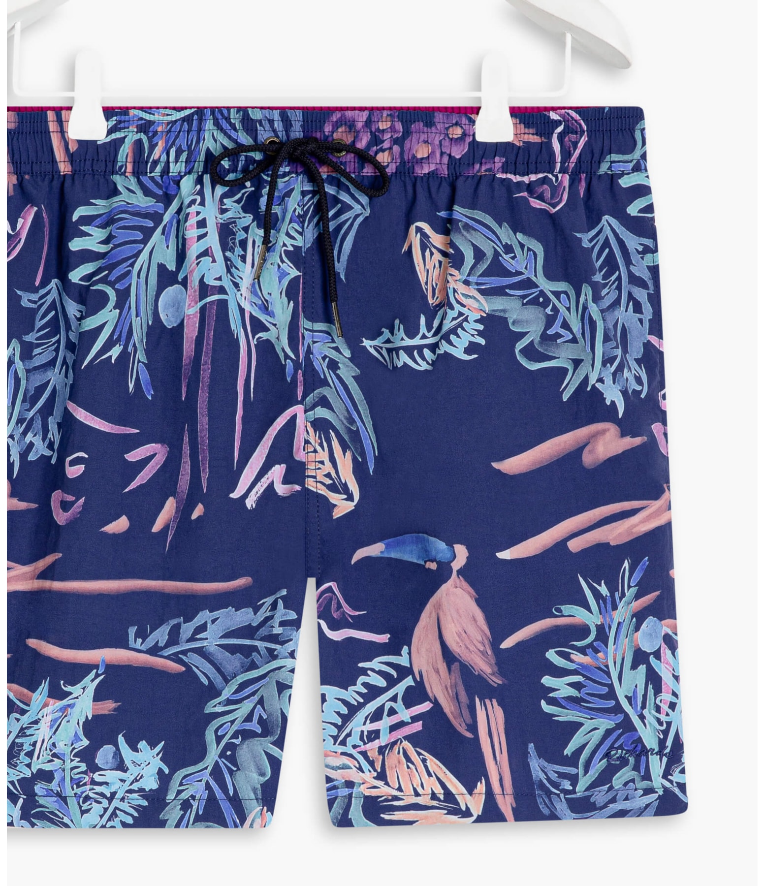 Beach Short Peacock Regular Old Purple