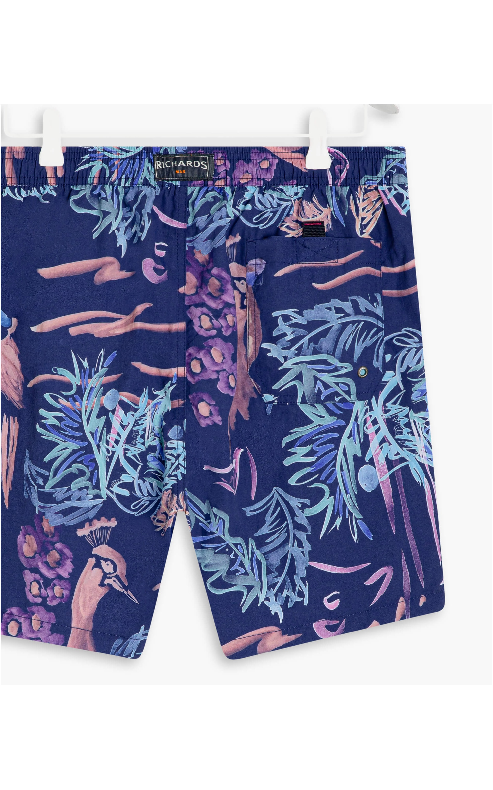 Beach Short Peacock Regular Old Purple