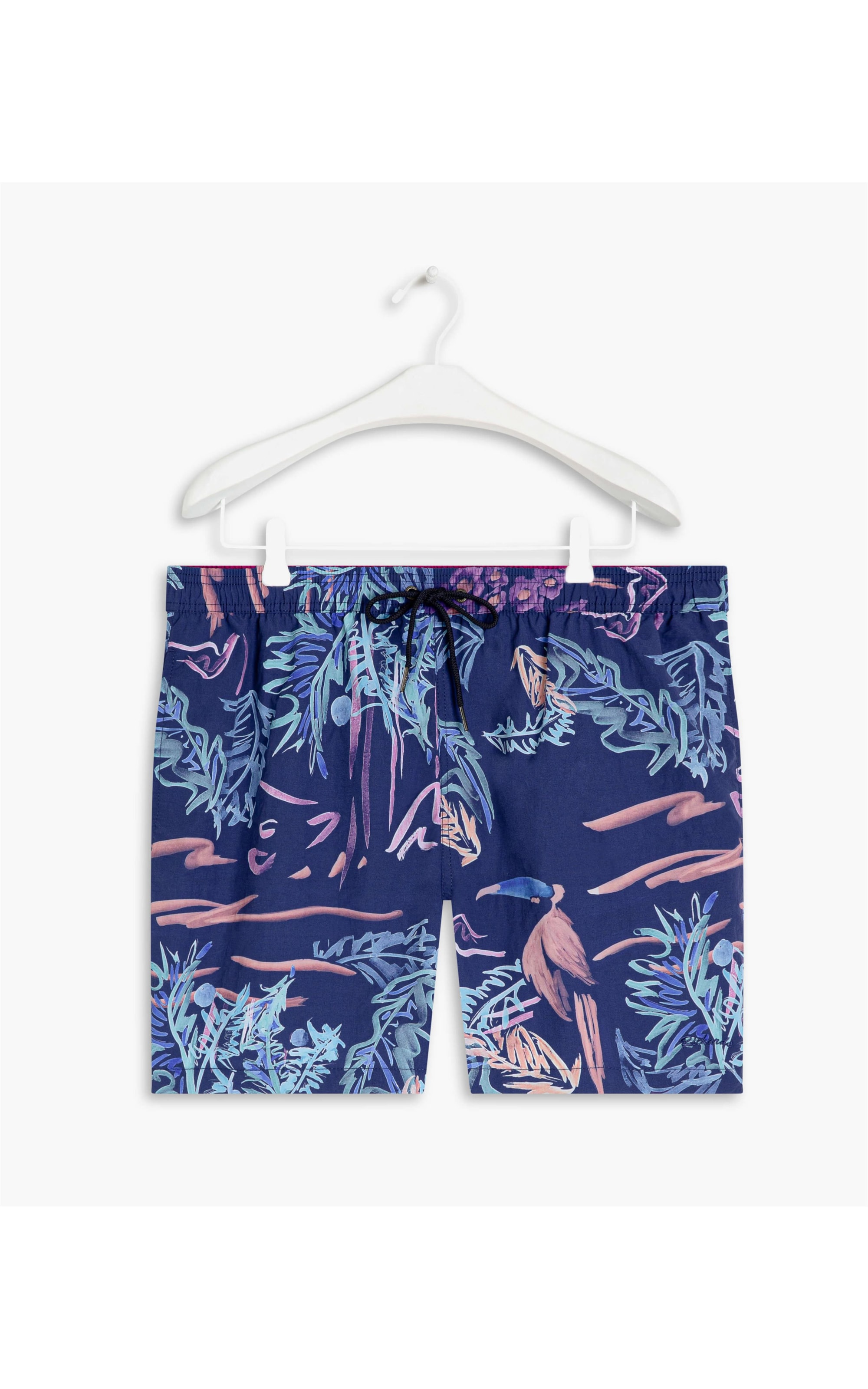 Beach Short Peacock Regular Old Purple