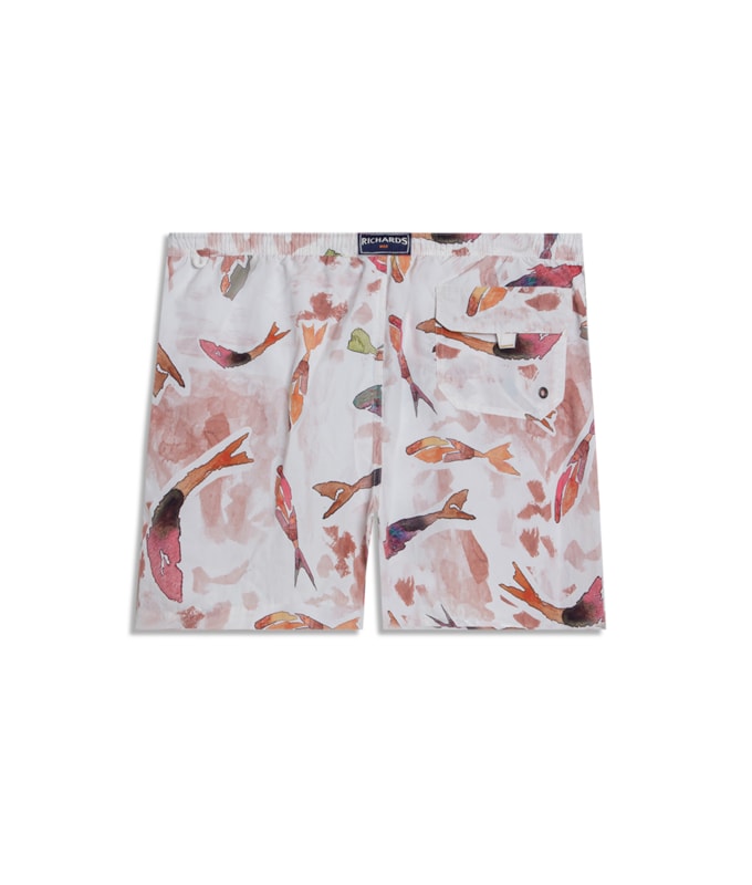 Beach Short Pesce Regular Laranja