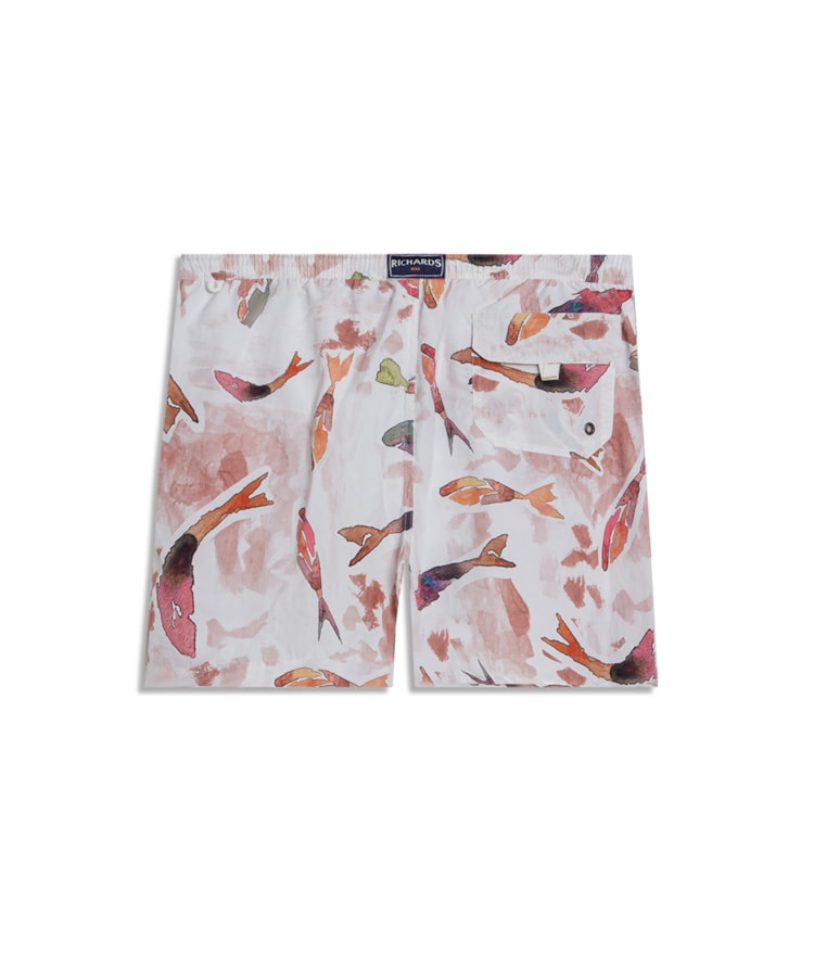 Beach Short Pesce Regular Laranja
