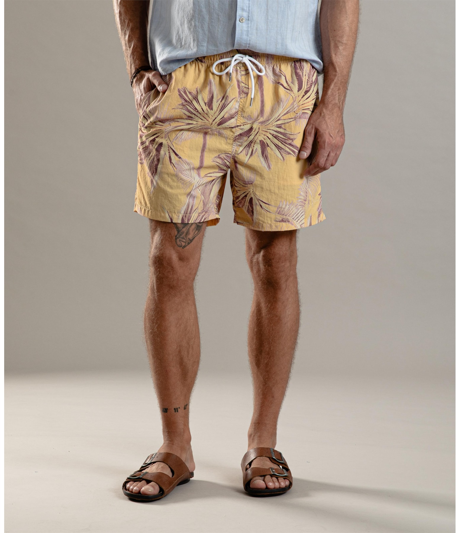 Beach Short Poisoned Regular Amarelo