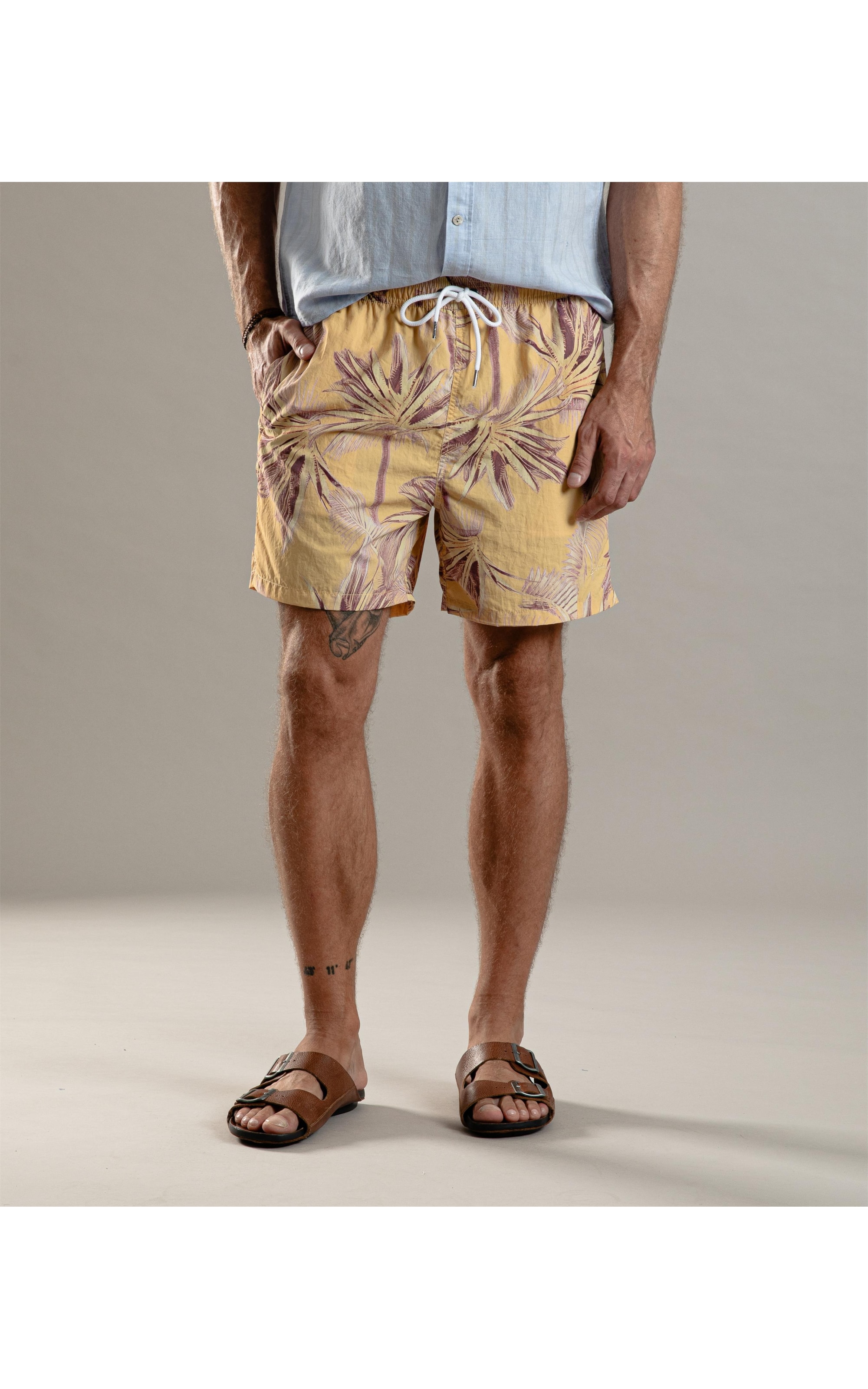 Beach Short Poisoned Regular Amarelo
