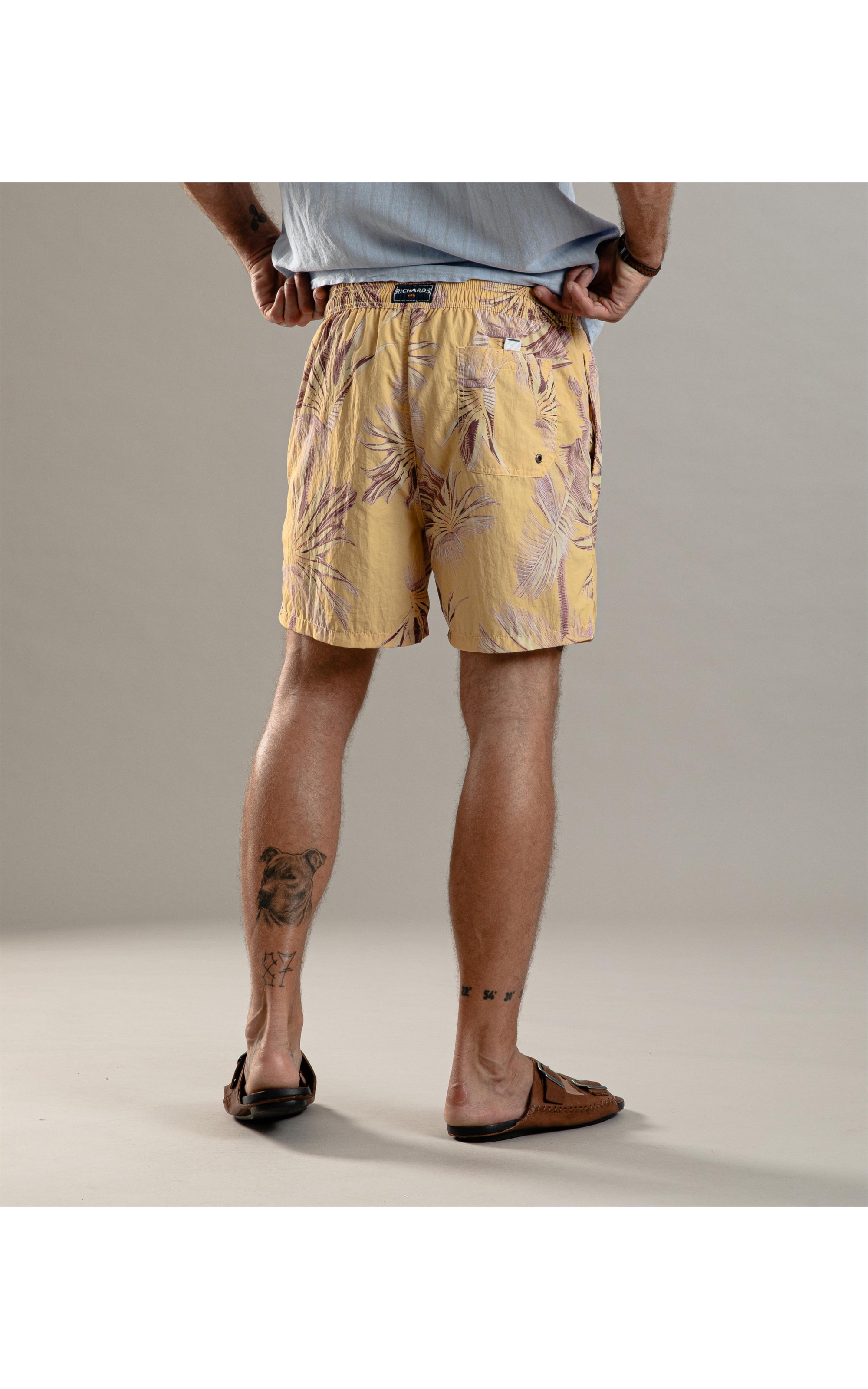 Beach Short Poisoned Regular Amarelo