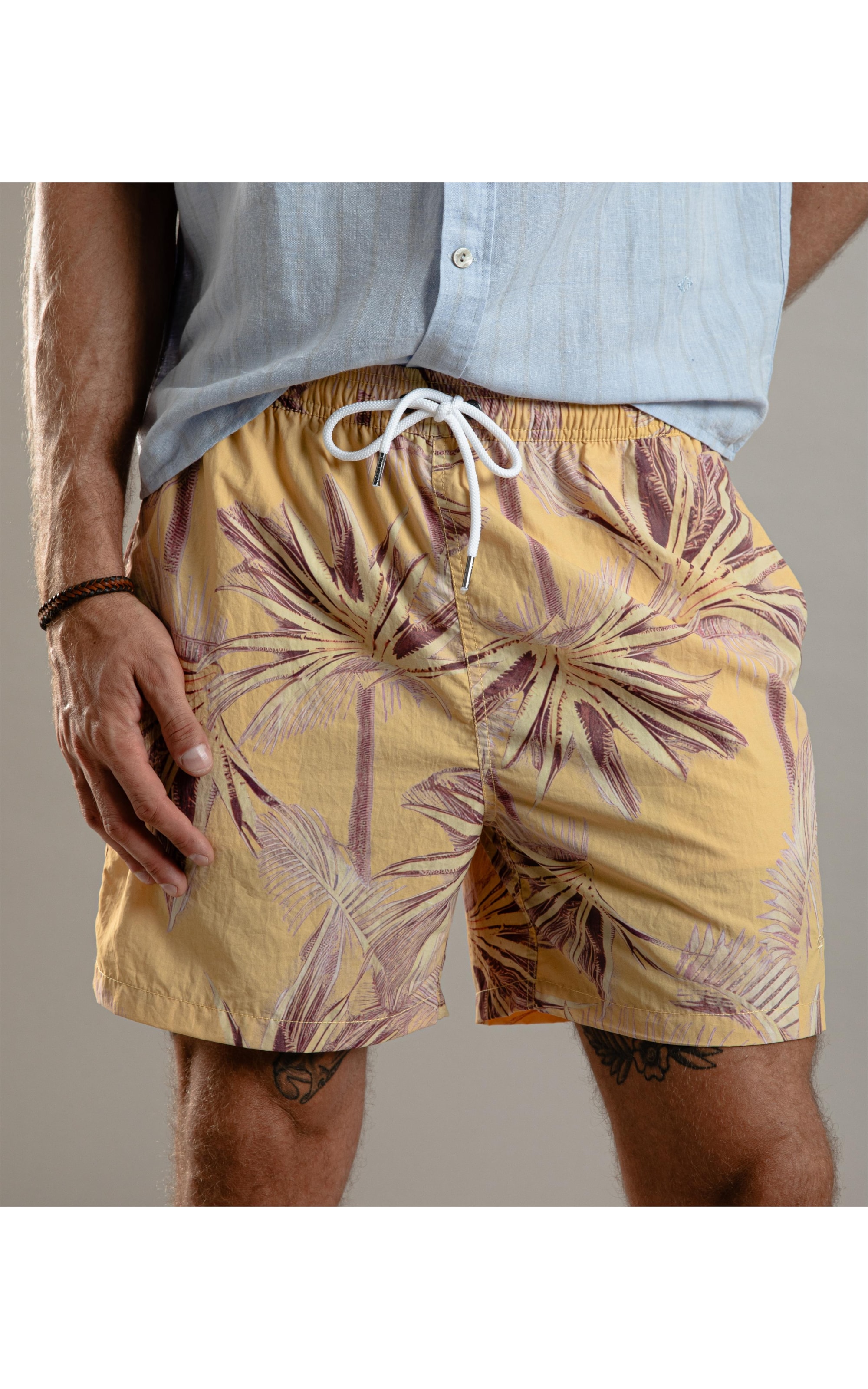 Beach Short Poisoned Regular Amarelo