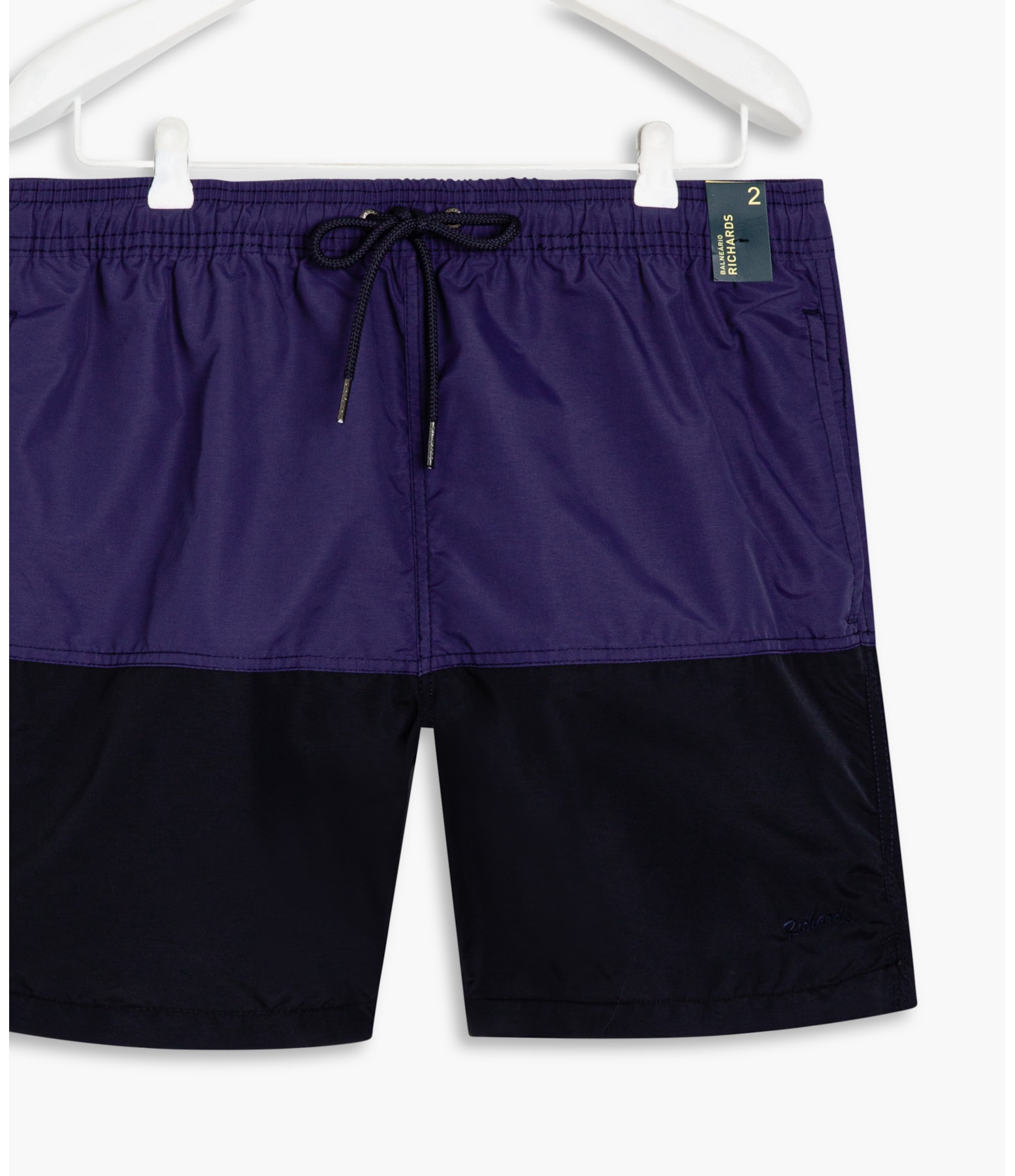 Beach Short Recorte Azul Jeans