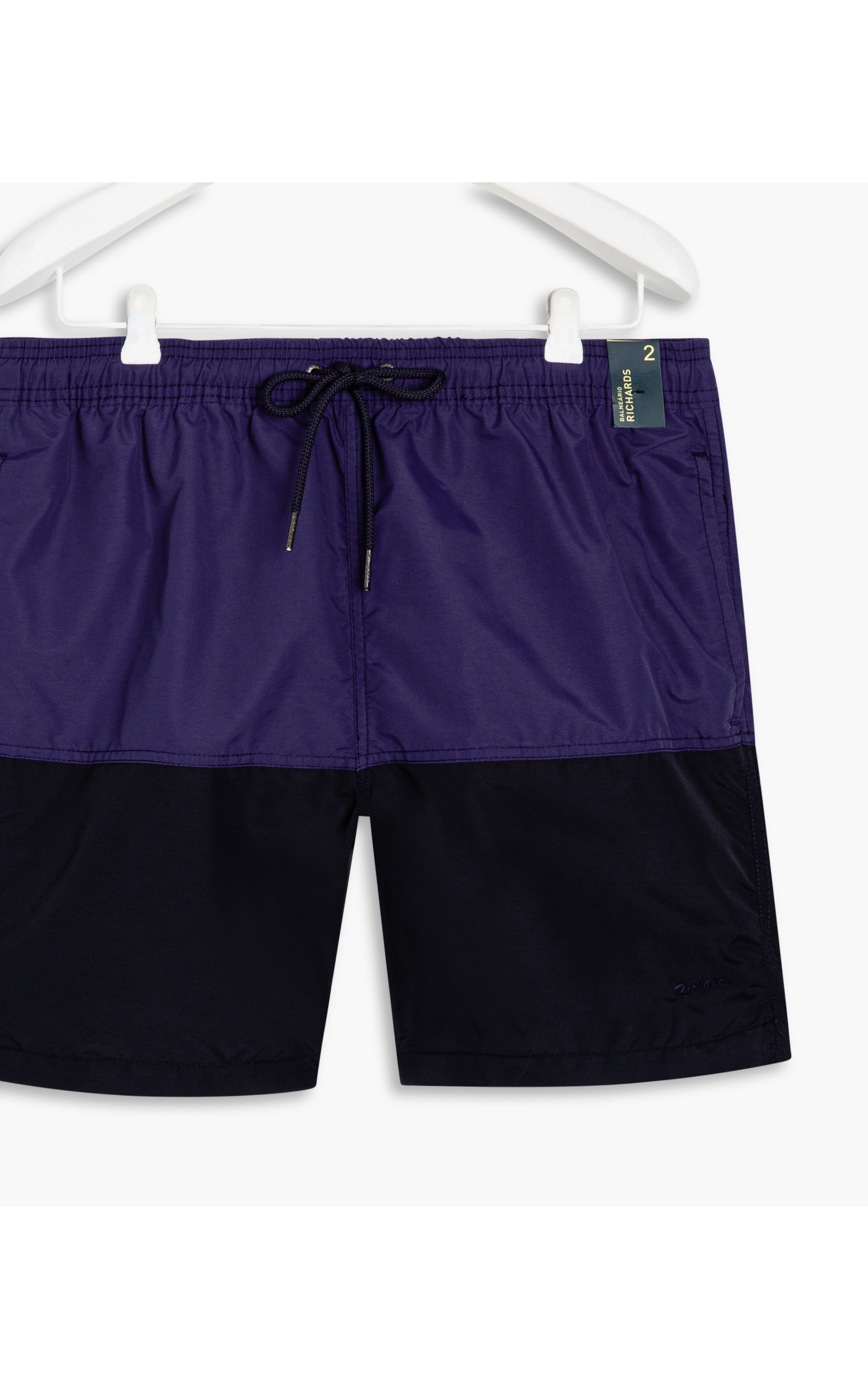 Beach Short Recorte Azul Jeans