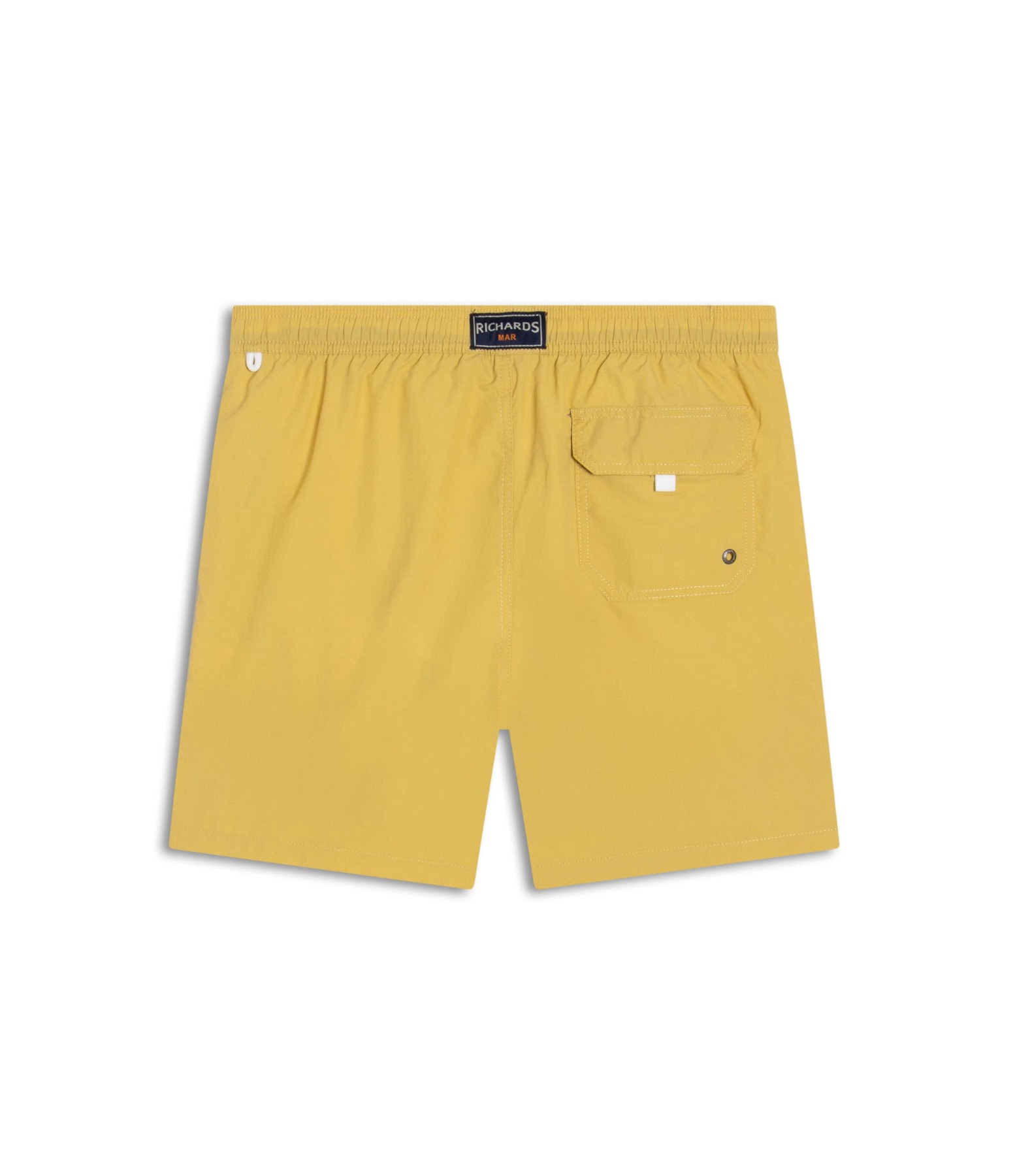 Beach Short Regular Crumpled Amarelo