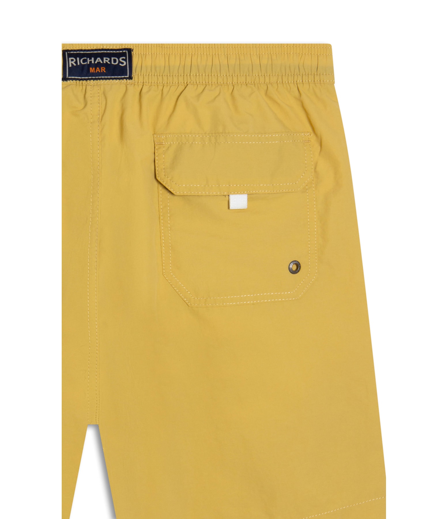 Beach Short Regular Crumpled Amarelo