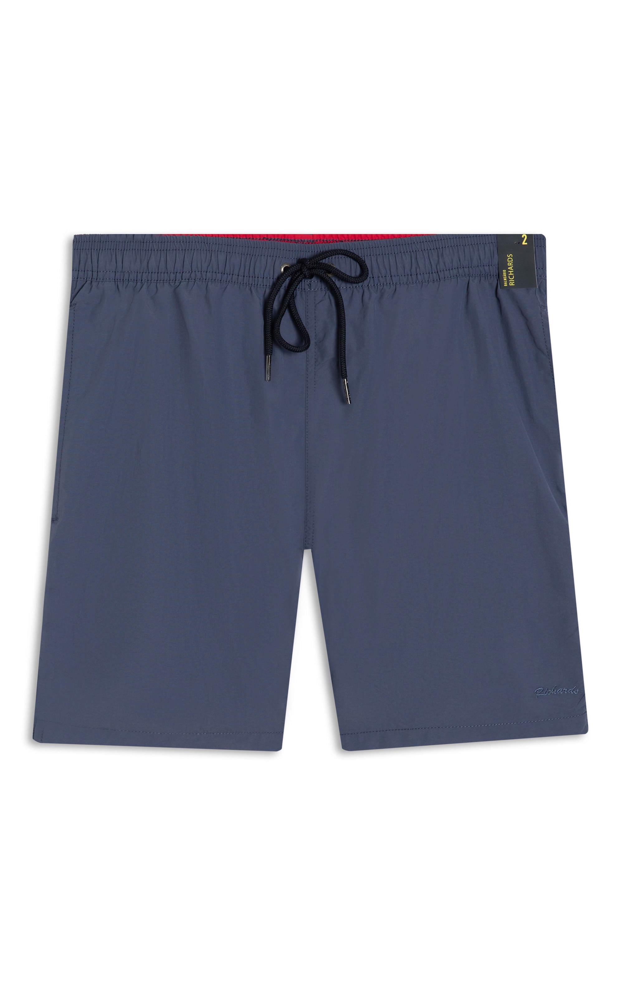 Beach Short Regular Crumpled Azul Jeans
