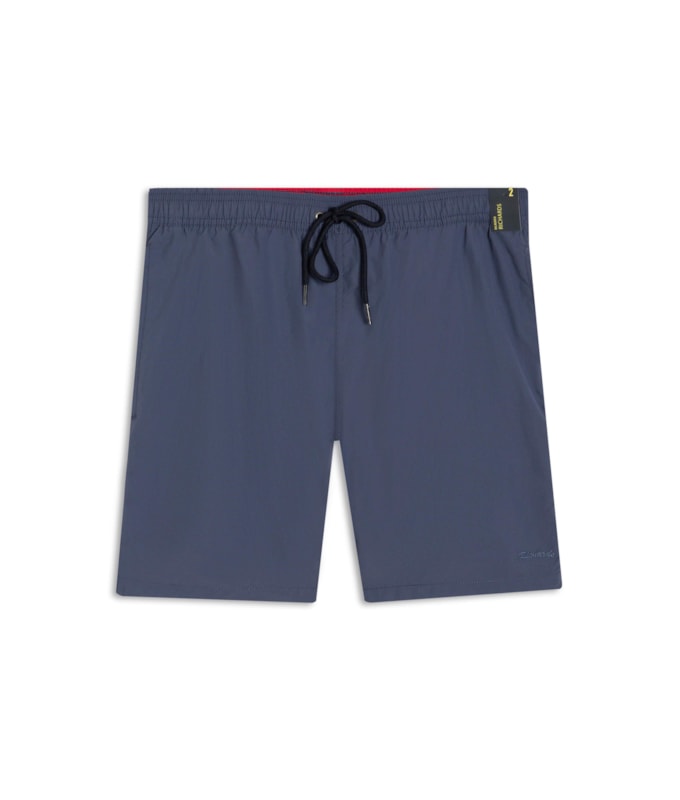 Beach Short Regular Crumpled Azul Jeans