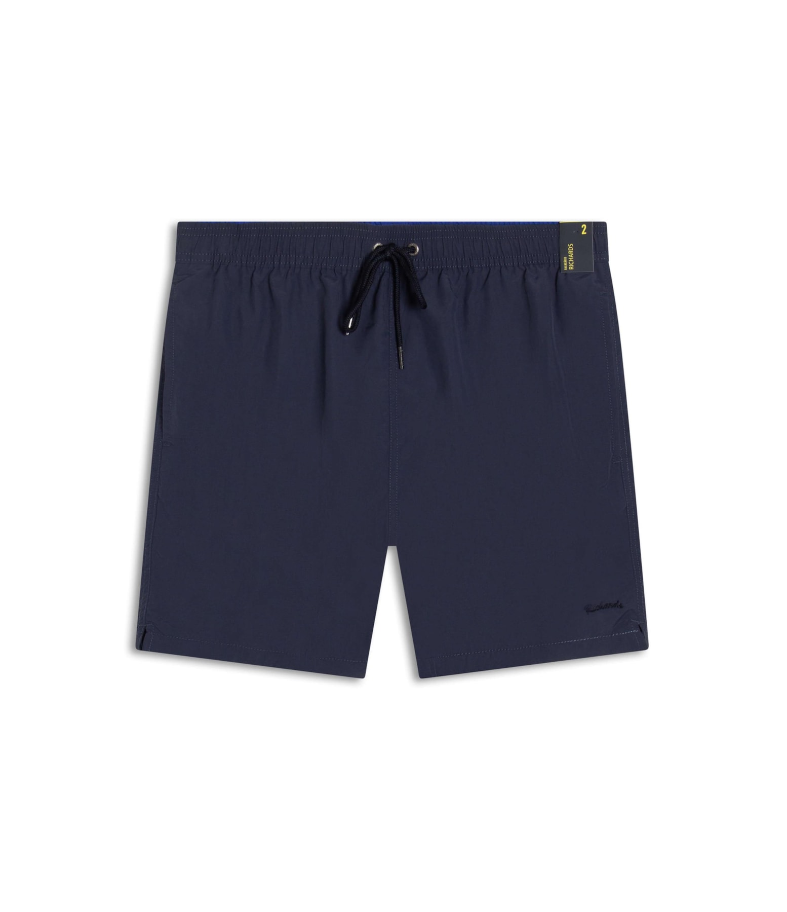 Beach Short Regular Crumpled Dark Navy