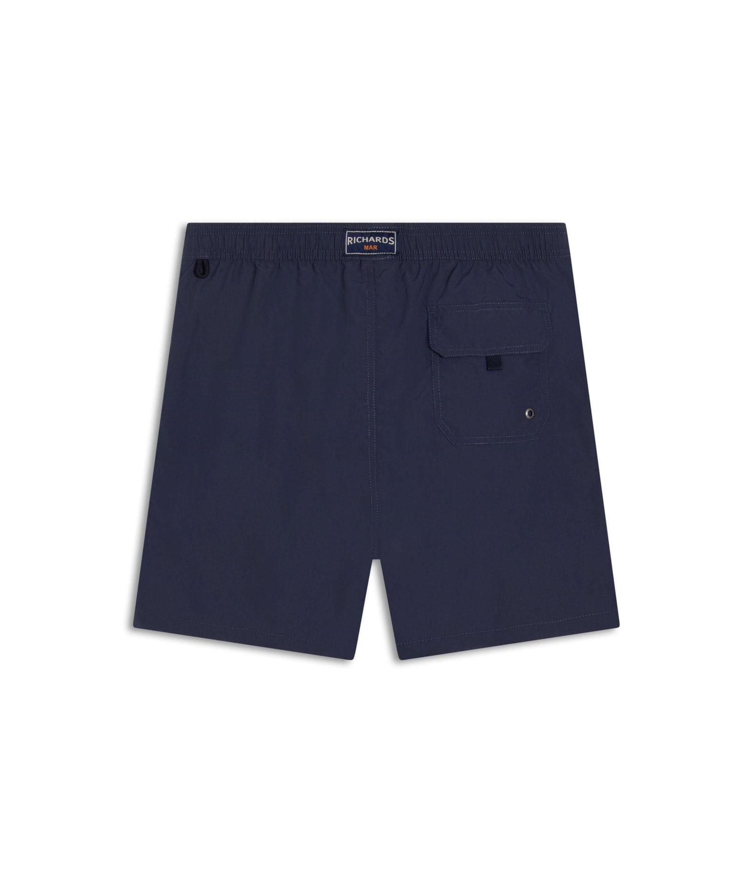 Beach Short Regular Crumpled Dark Navy