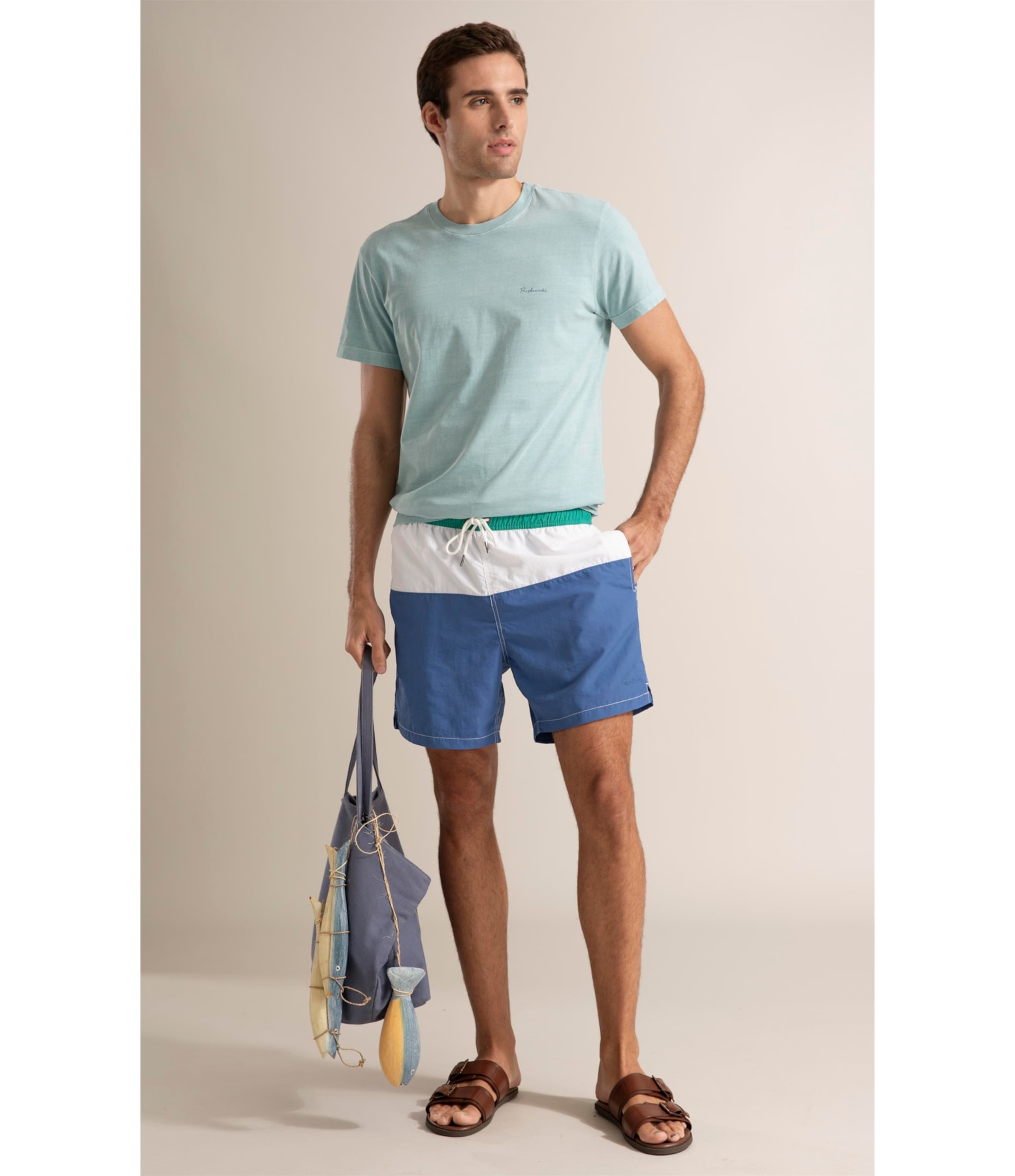 Beach Short Sailor Cut Esmeralda