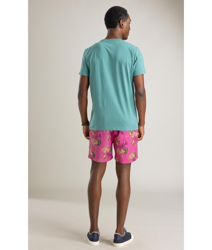 Beach Short Salve Regular Fucsia