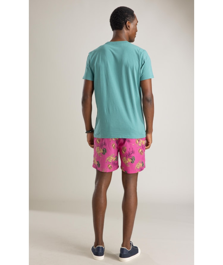 Beach Short Salve Regular Fucsia