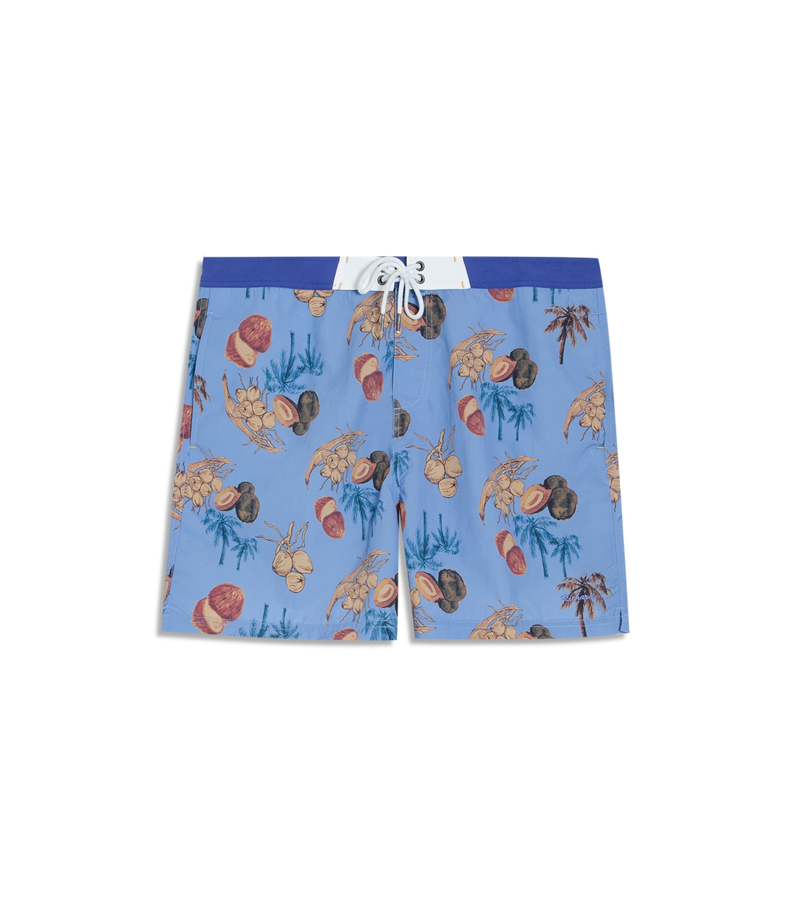 Beach Short Salve Surf Long Azul Pervante